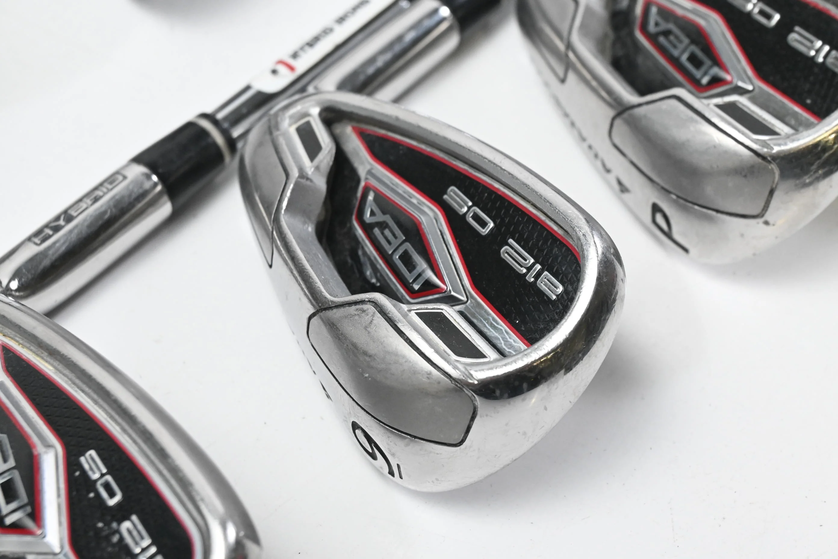 Adams Idea A12 OS Hybrid Combo Irons / 5-6H+7-PW+SW / Regular Flex Shafts