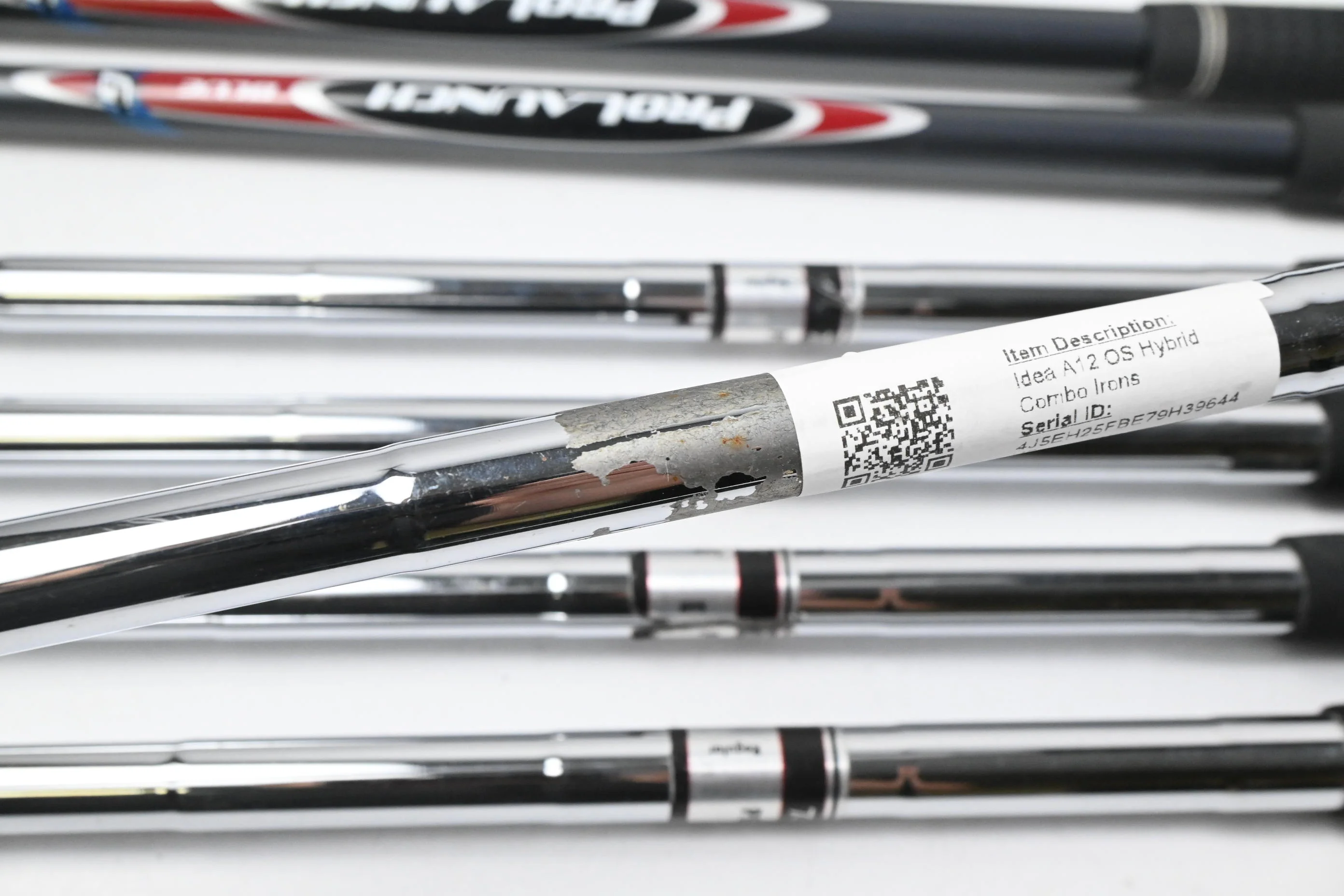 Adams Idea A12 OS Hybrid Combo Irons / 5-6H+7-PW+SW / Regular Flex Shafts - Image 5