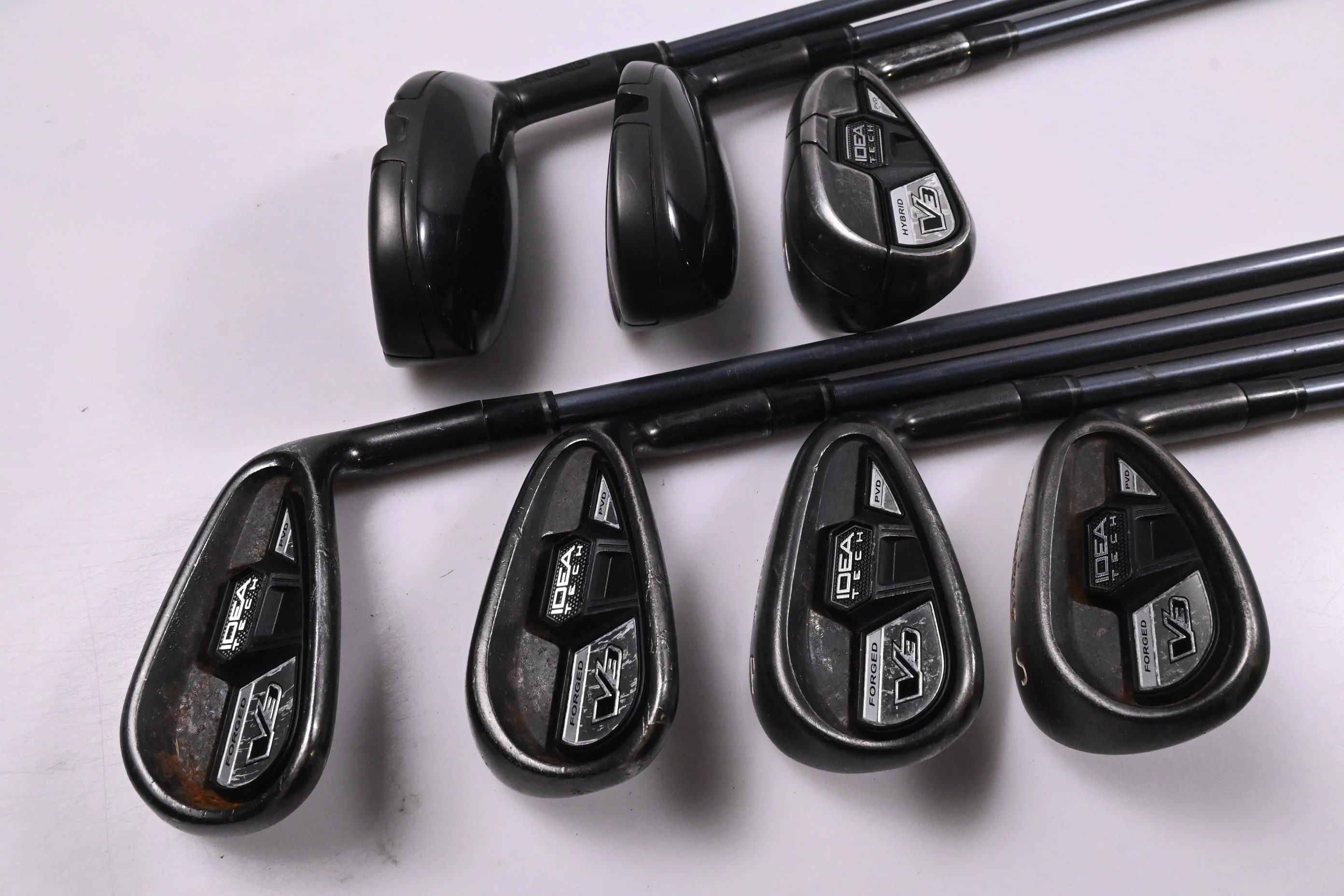 Adams Idea Tech V3 Hybrid Combo Irons / 5-PW+SW / Senior Flex Bassara 50 Shafts - Image 2