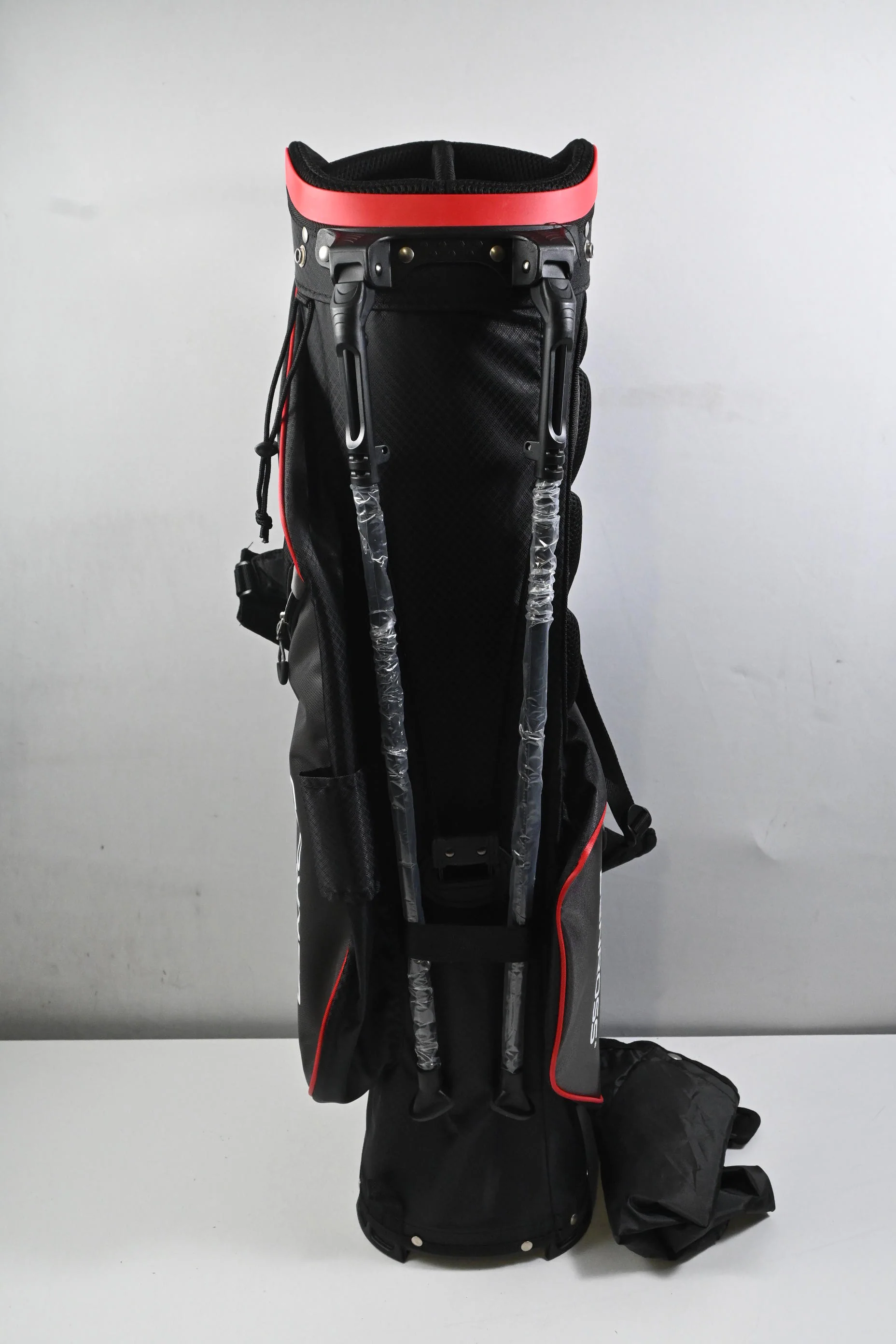Benross Stand Bag / 5-Way Divider / Black, Grey & Red - Image 4
