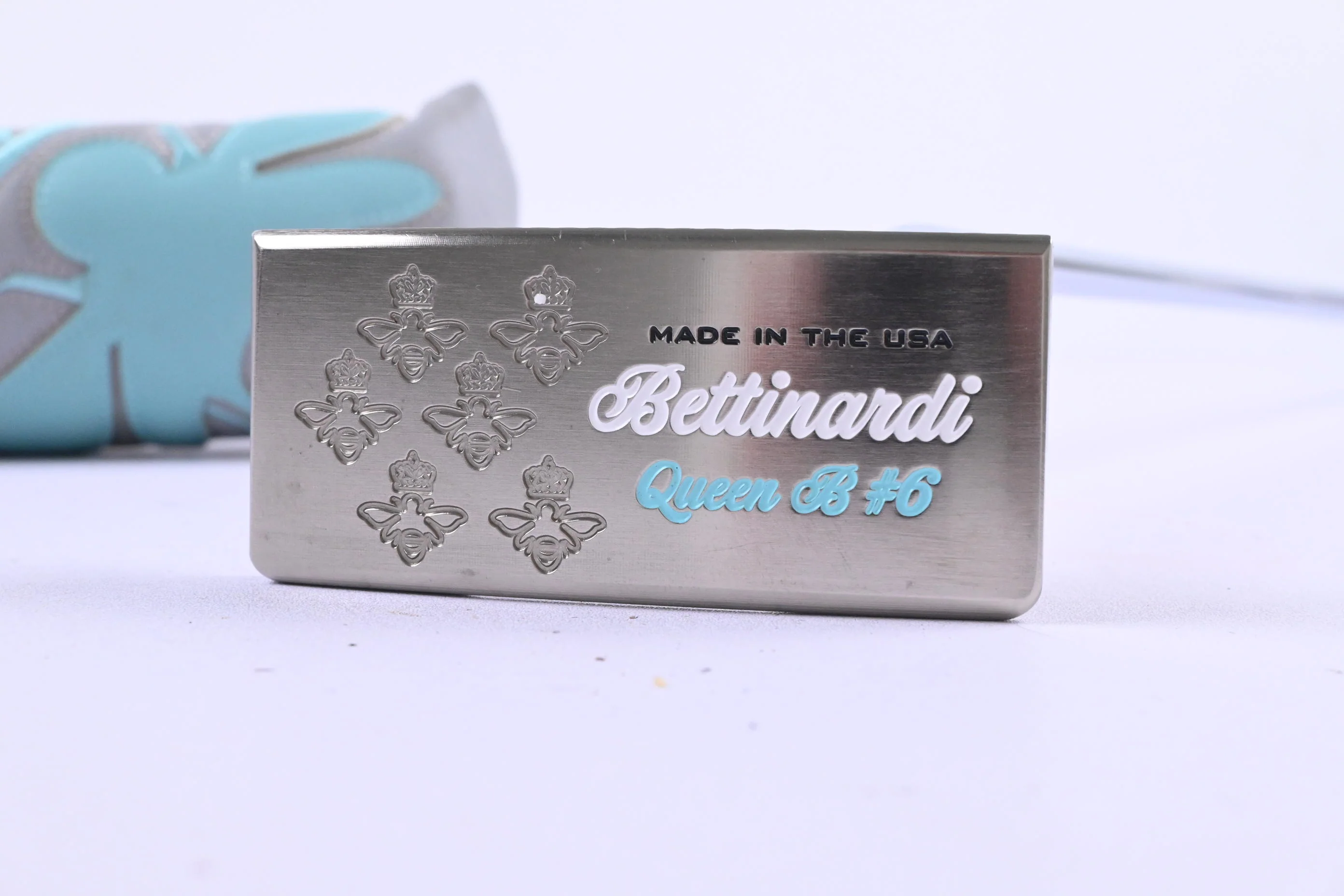 Bettinardi Queen Bee 2019 Series Silver / Tiffany Blue Putter / 34 Inch