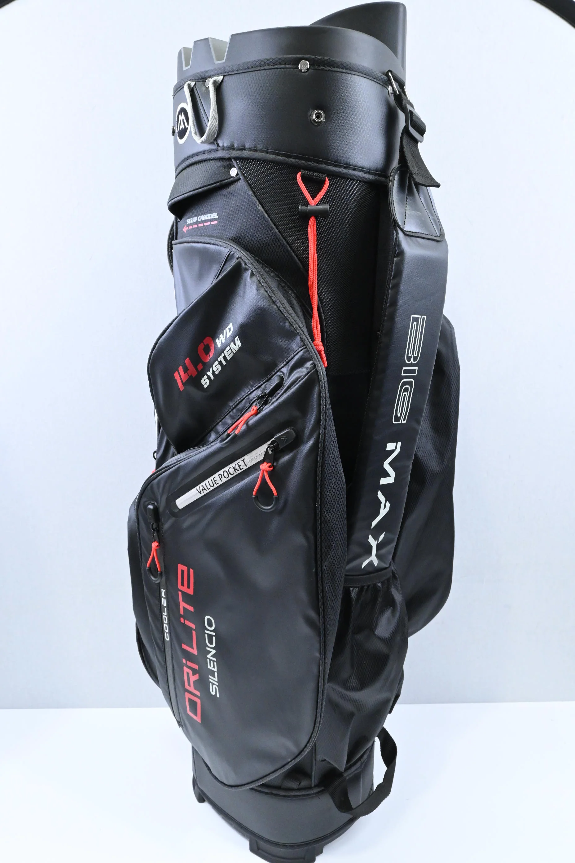 Big Max Dri Lite Silenco Cart Bag / 11-Way / Black, Red - Image 4
