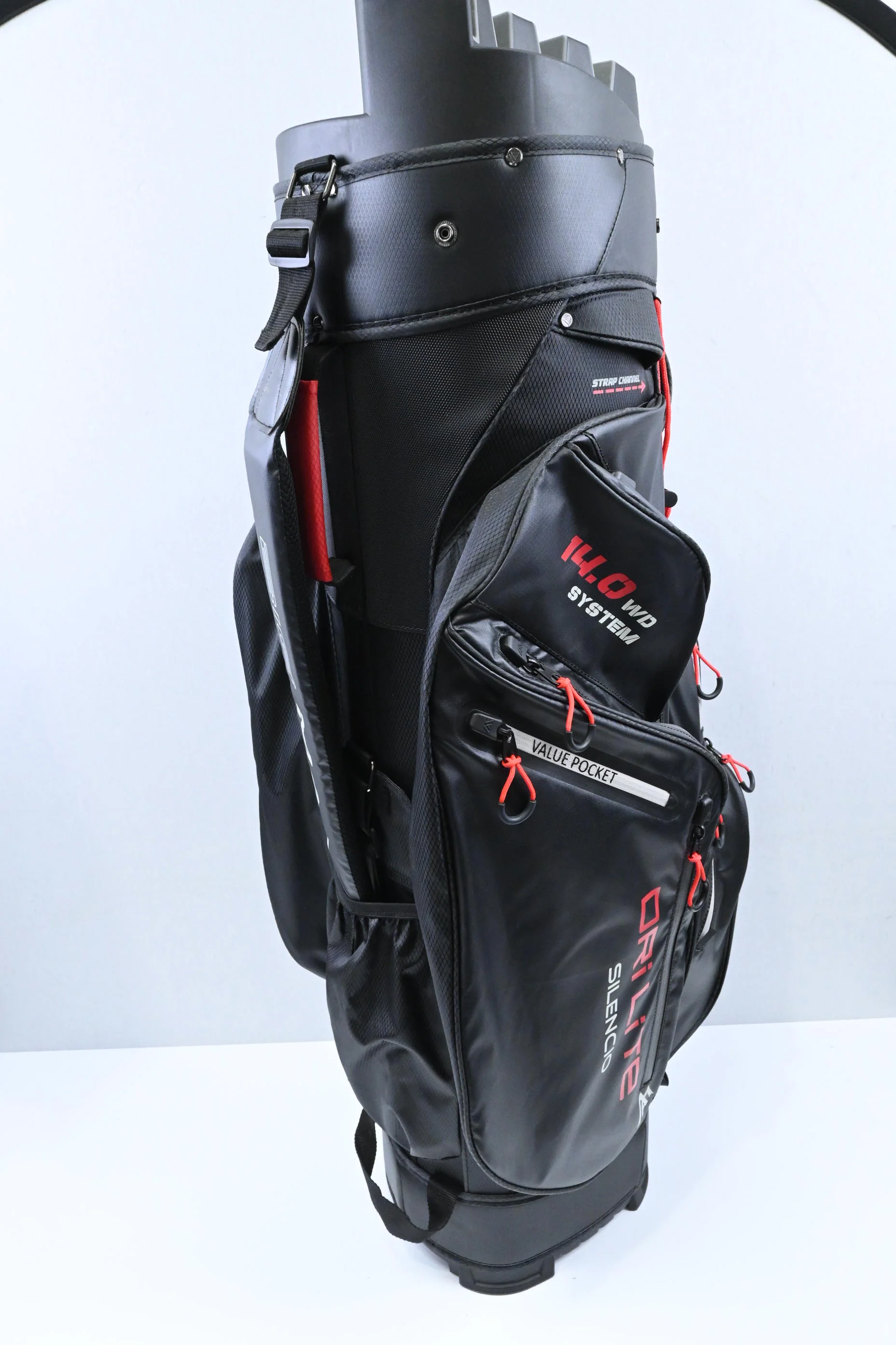 Big Max Dri Lite Silenco Cart Bag / 11-Way / Black, Red - Image 5