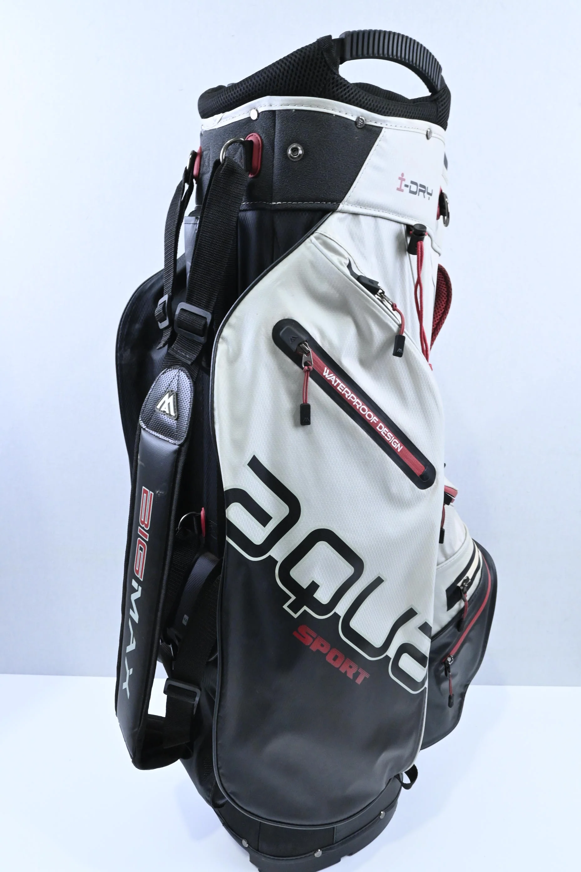 Big Max Aqua Sport Cart Bag / 15-Way / White, Black, Red - Image 3