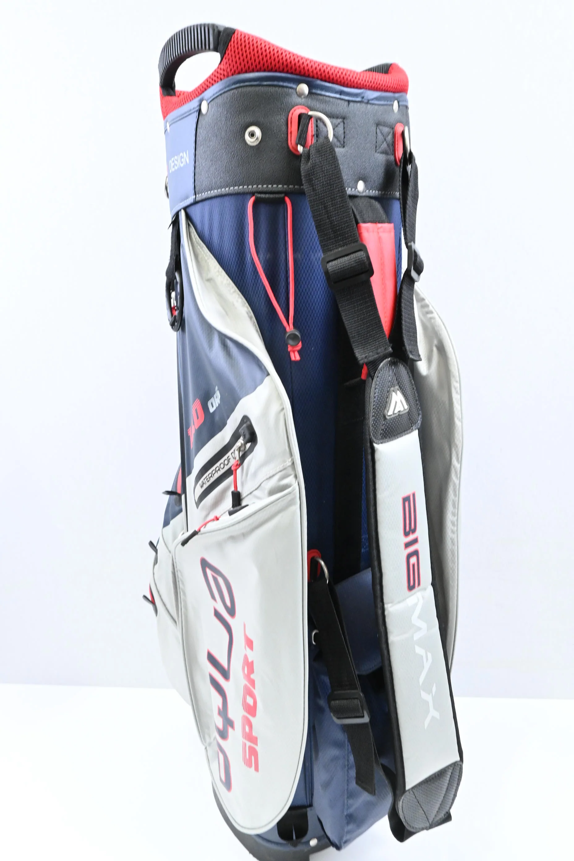 Big Max Aqua Sport 14.0 Cart Bag / 15-Way / Navy, Grey, Red - Image 2
