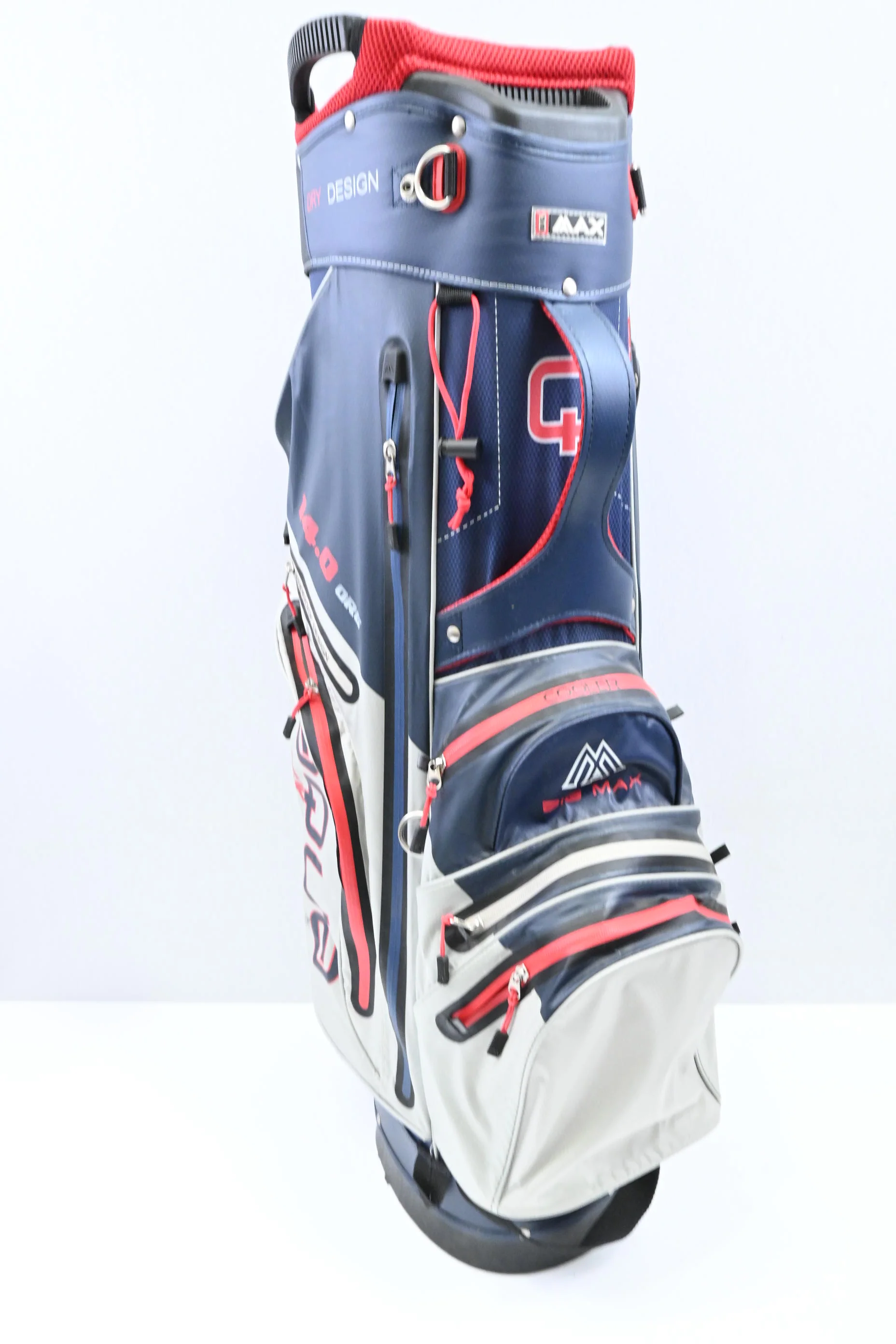 Big Max Aqua Sport 14.0 Cart Bag / 15-Way / Navy, Grey, Red - Image 4