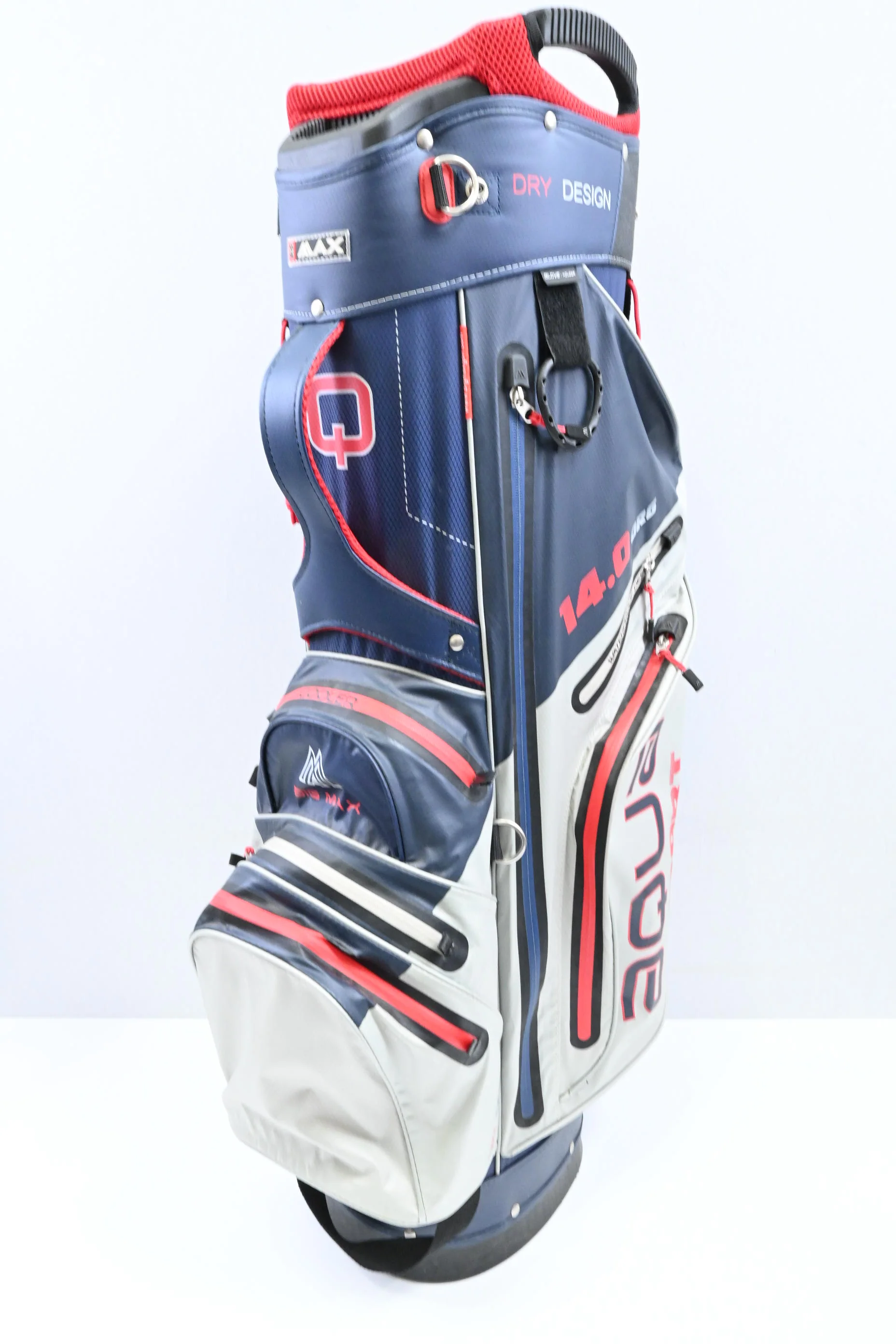 Big Max Aqua Sport 14.0 Cart Bag / 15-Way / Navy, Grey, Red - Image 5