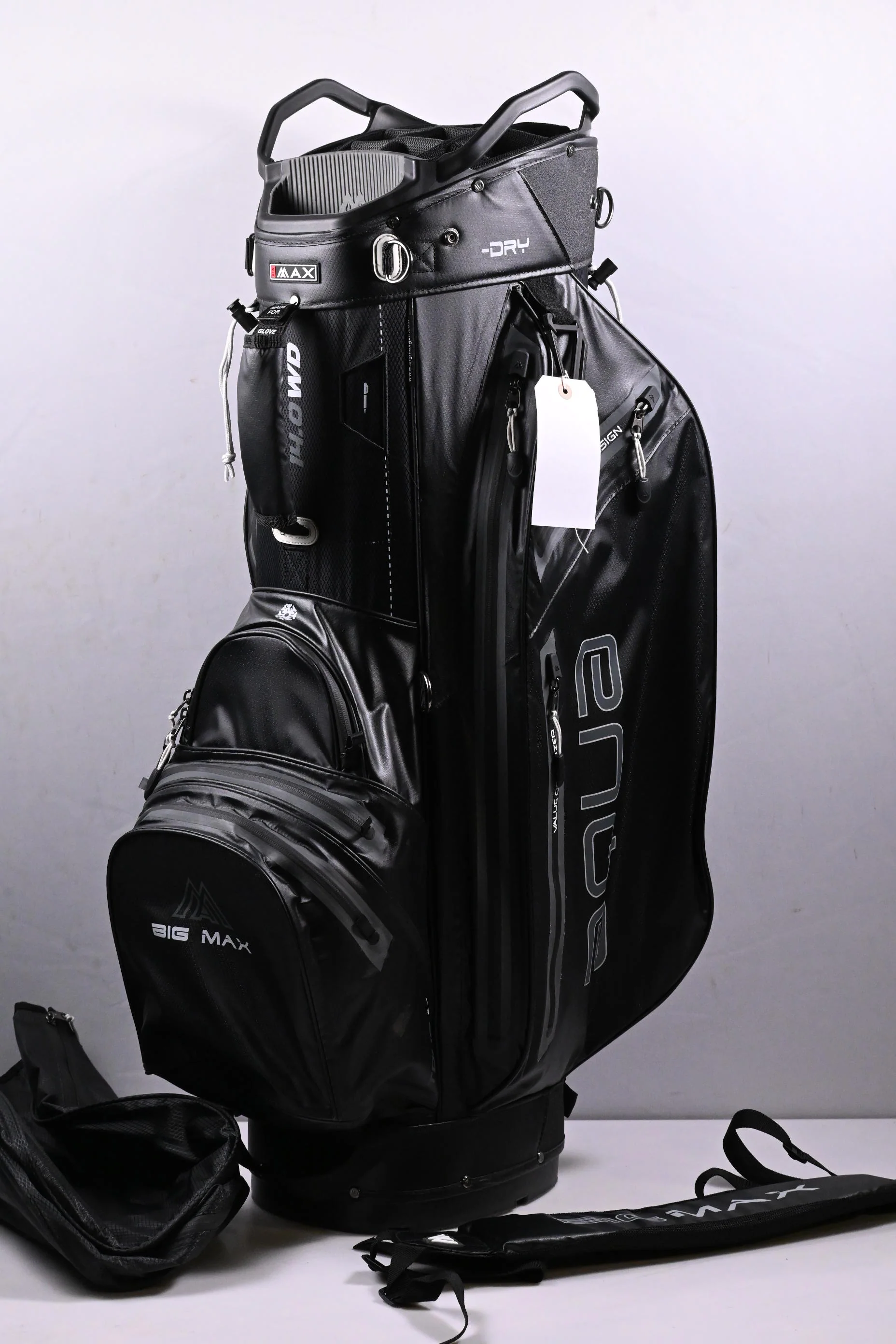 Big Max Tour 4 iDry Cart Bag / 14-Way Divider / Black - Image 2