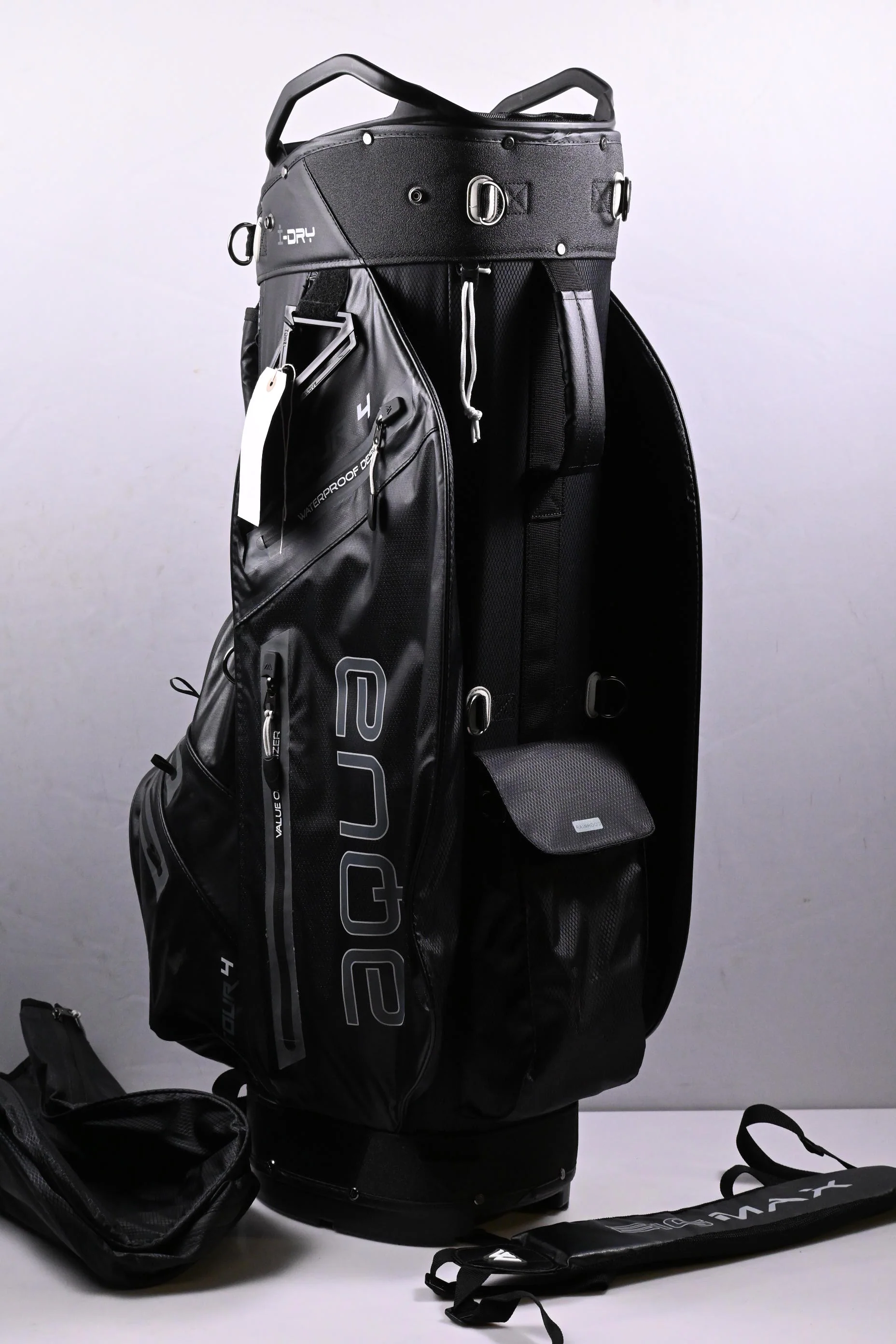 Big Max Tour 4 iDry Cart Bag / 14-Way Divider / Black - Image 5