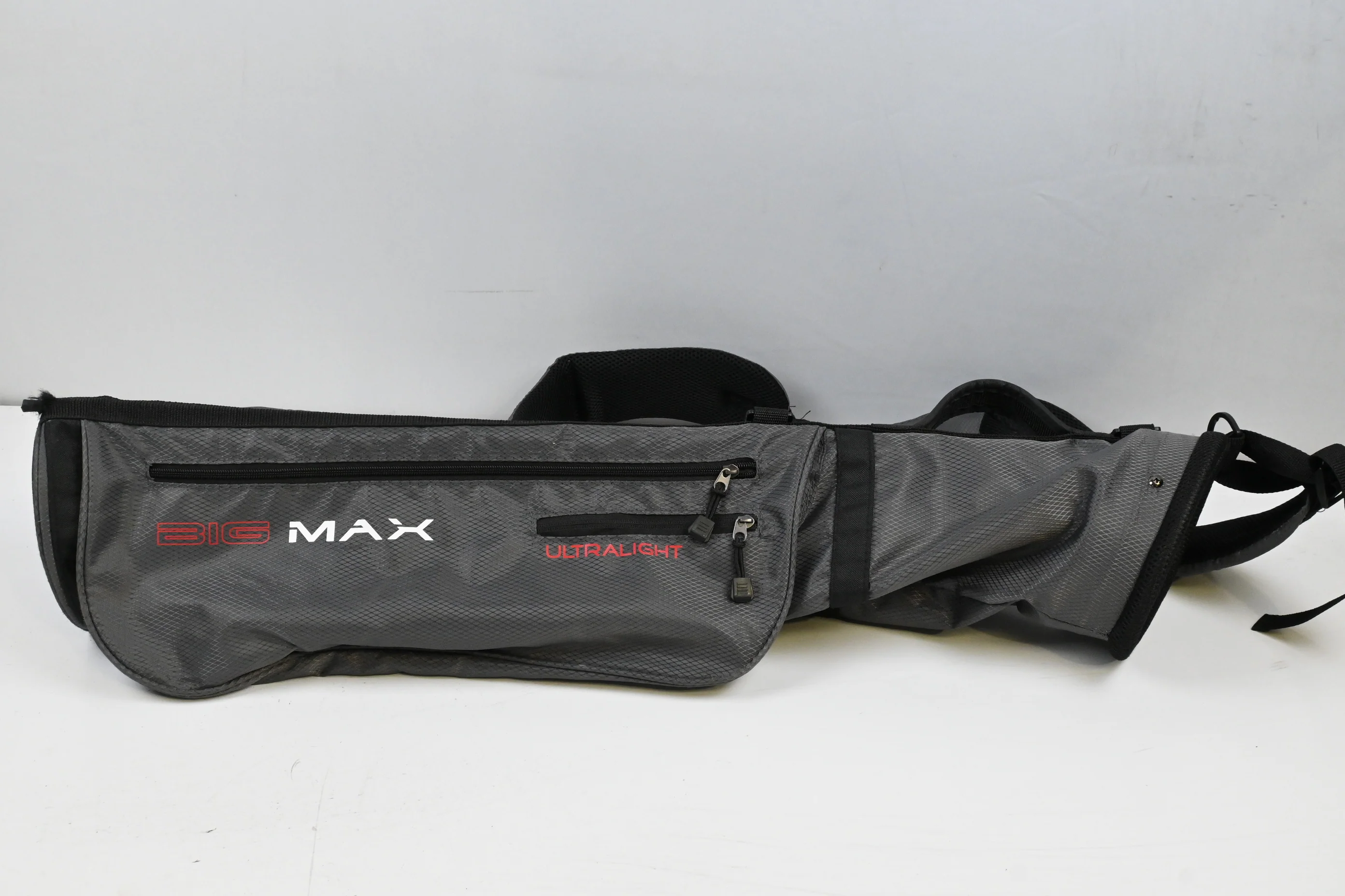 Big Max Stand Bag / 2-Way Divider / Grey, White, Red