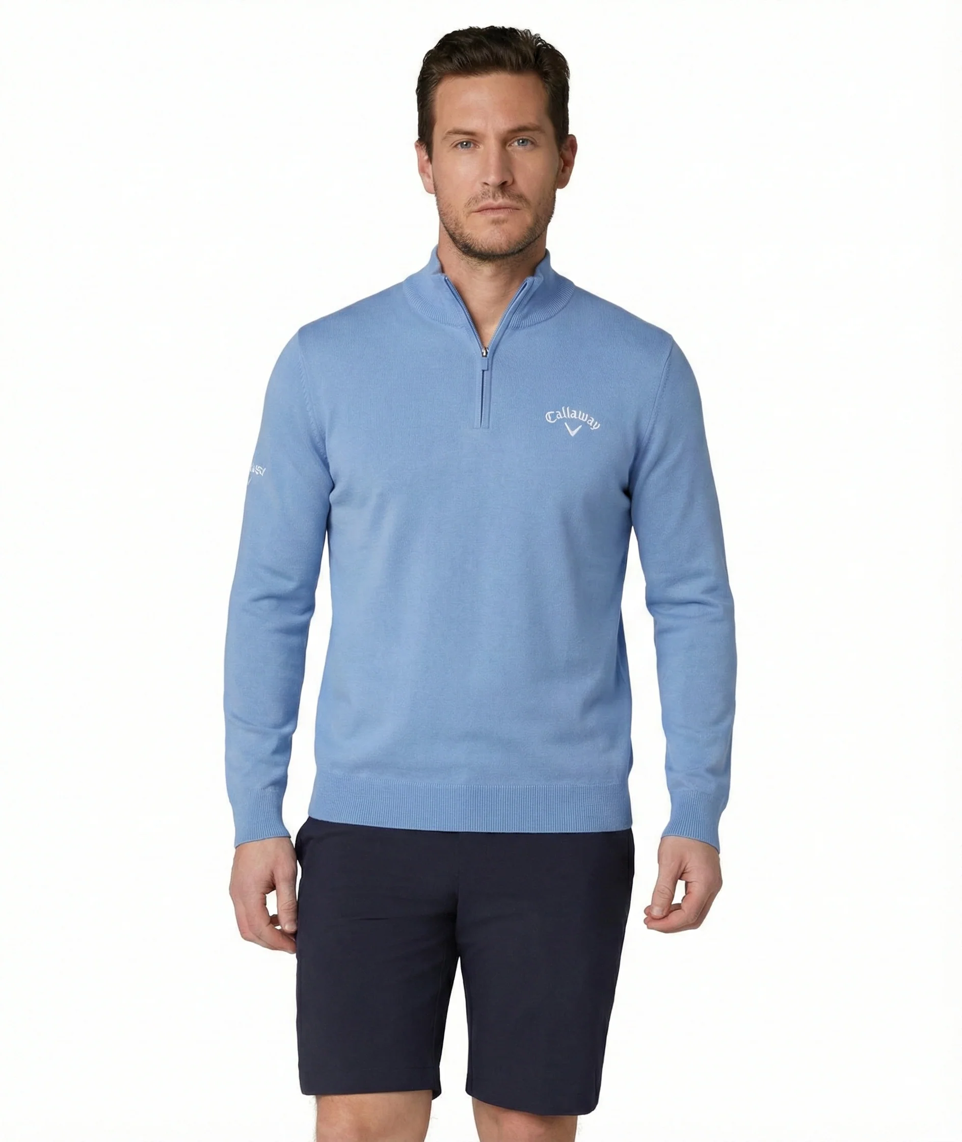 Callaway 1/4 Zip Merino Blend Sweater - Image 18