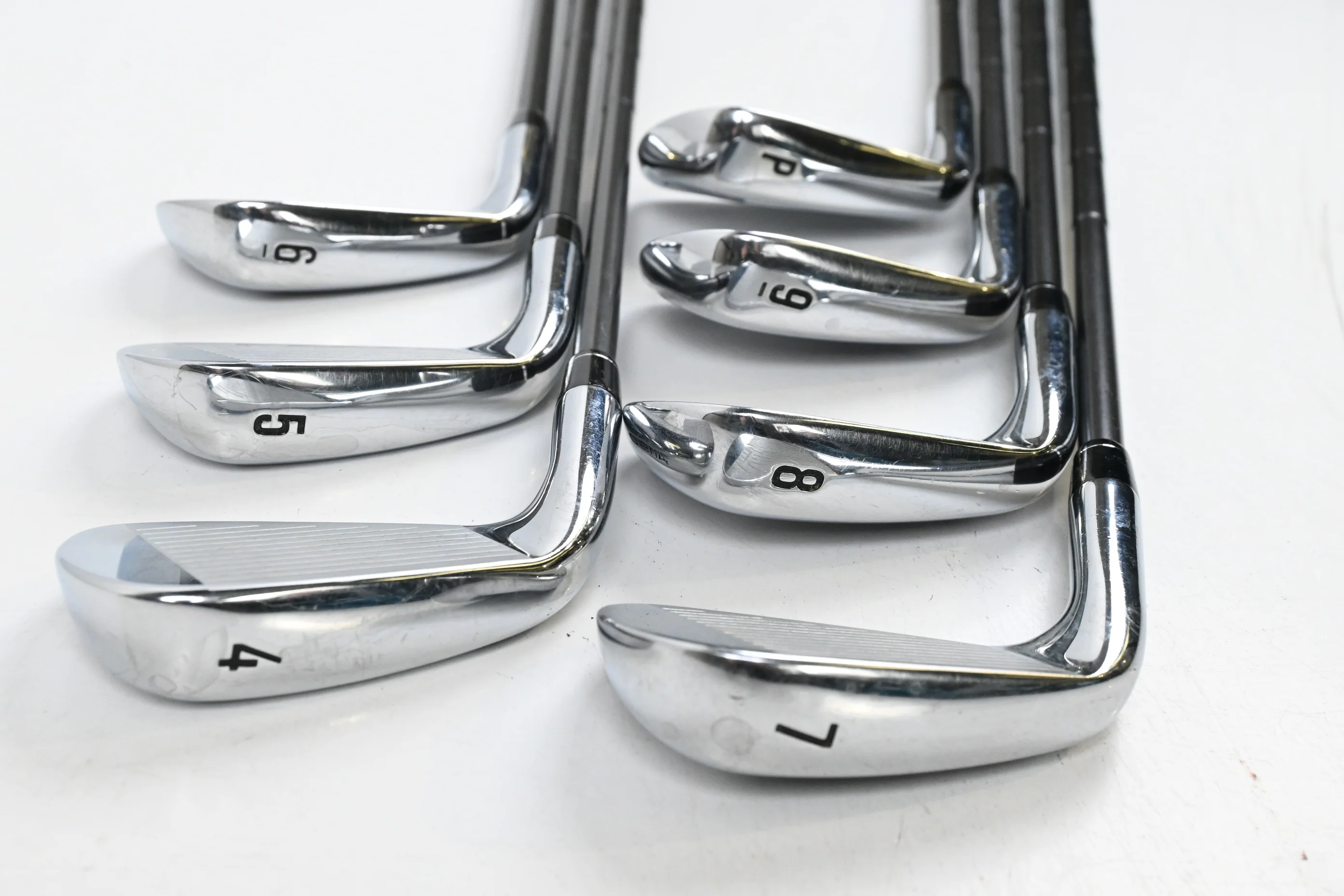 Callaway Apex Ai150 Irons / 4-PW / Stiff Flex Dynamic Gold S400 115 Shafts - Image 4