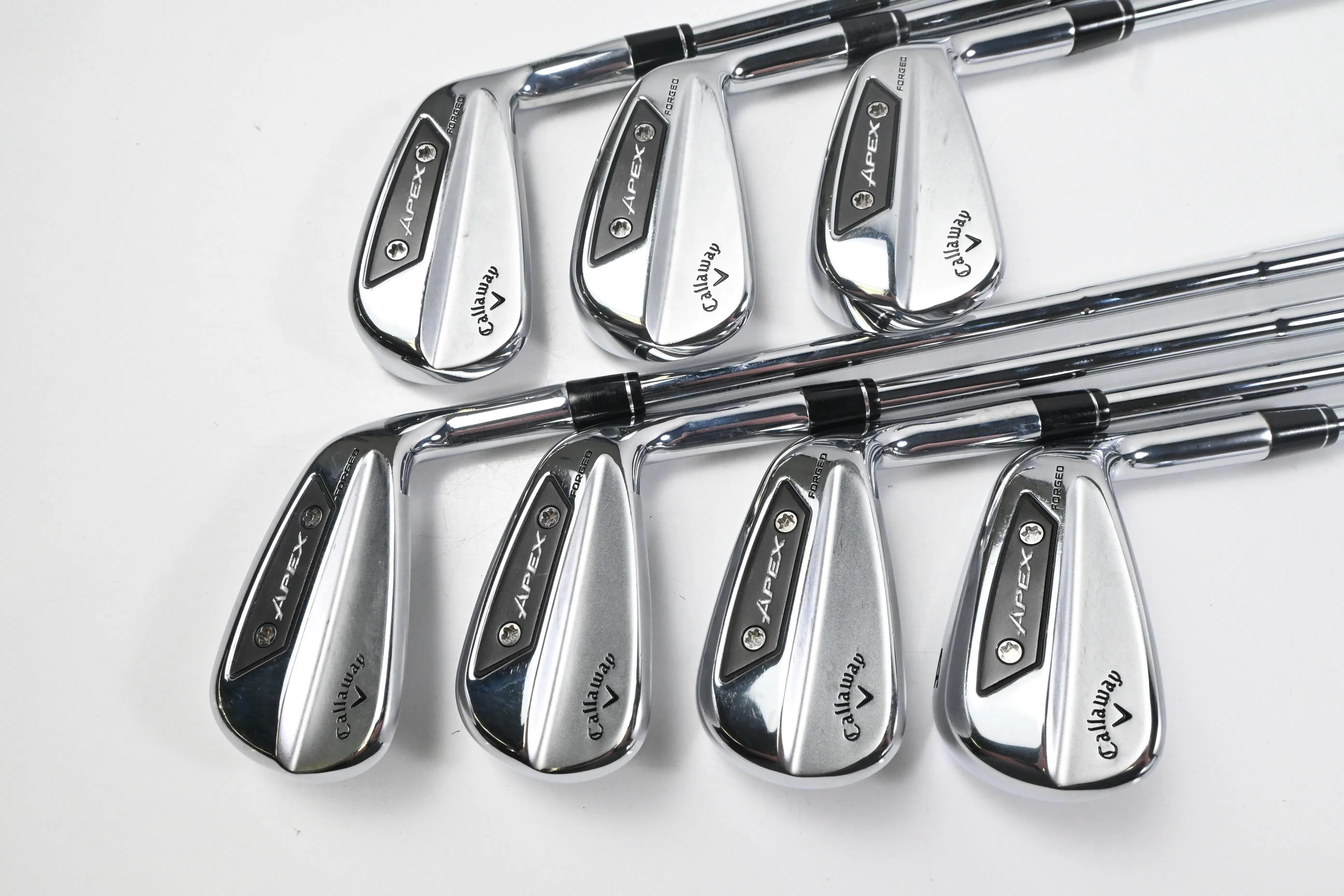 Callaway Apex Ai150 Irons / 5-PW+GW / Stiff Flex Dynamic Gold S300 Shafts - Image 2