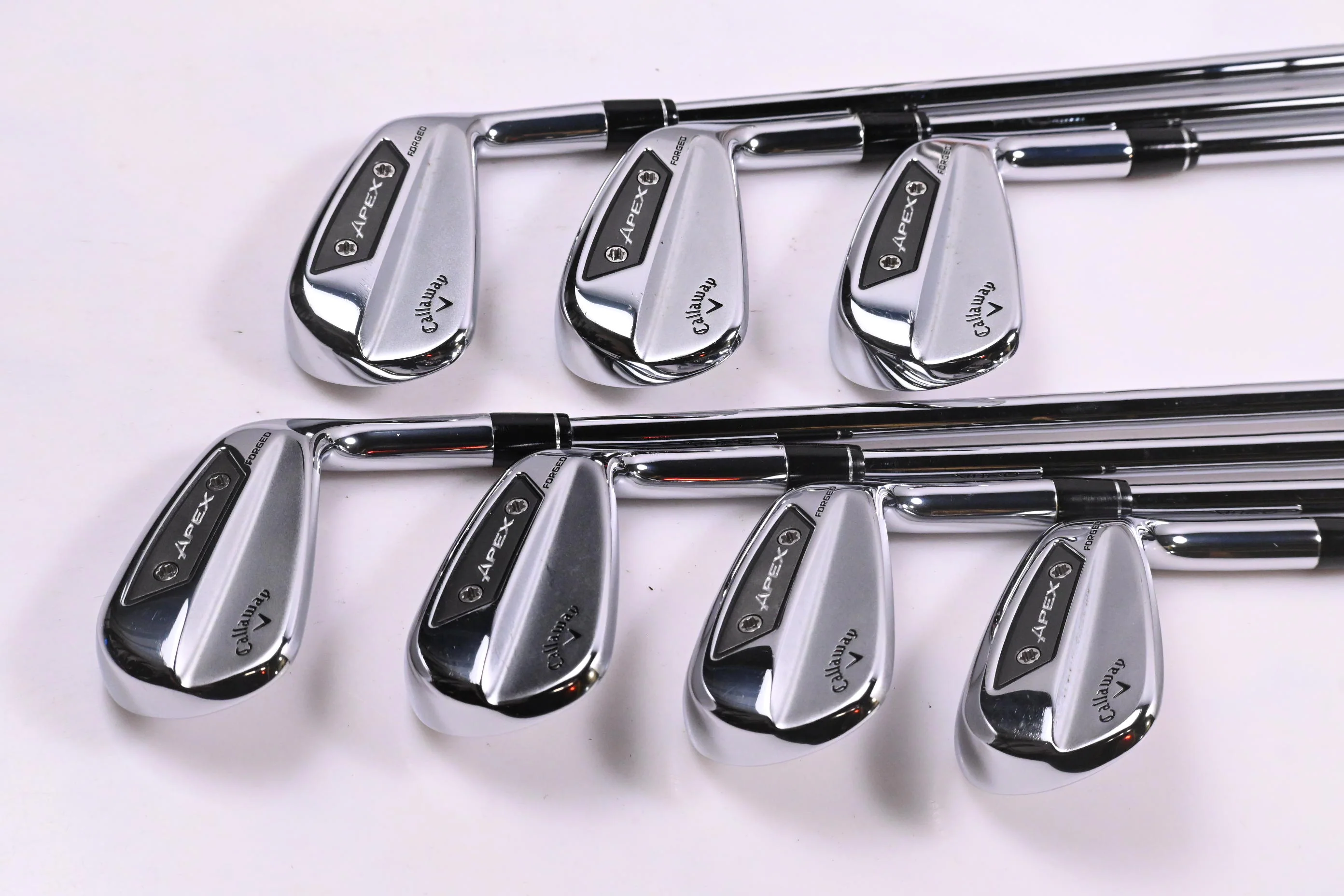 Callaway Apex Ai150 Irons / 5-PW+GW / X-Flex KBS $-Taper 130 Shafts - Image 2