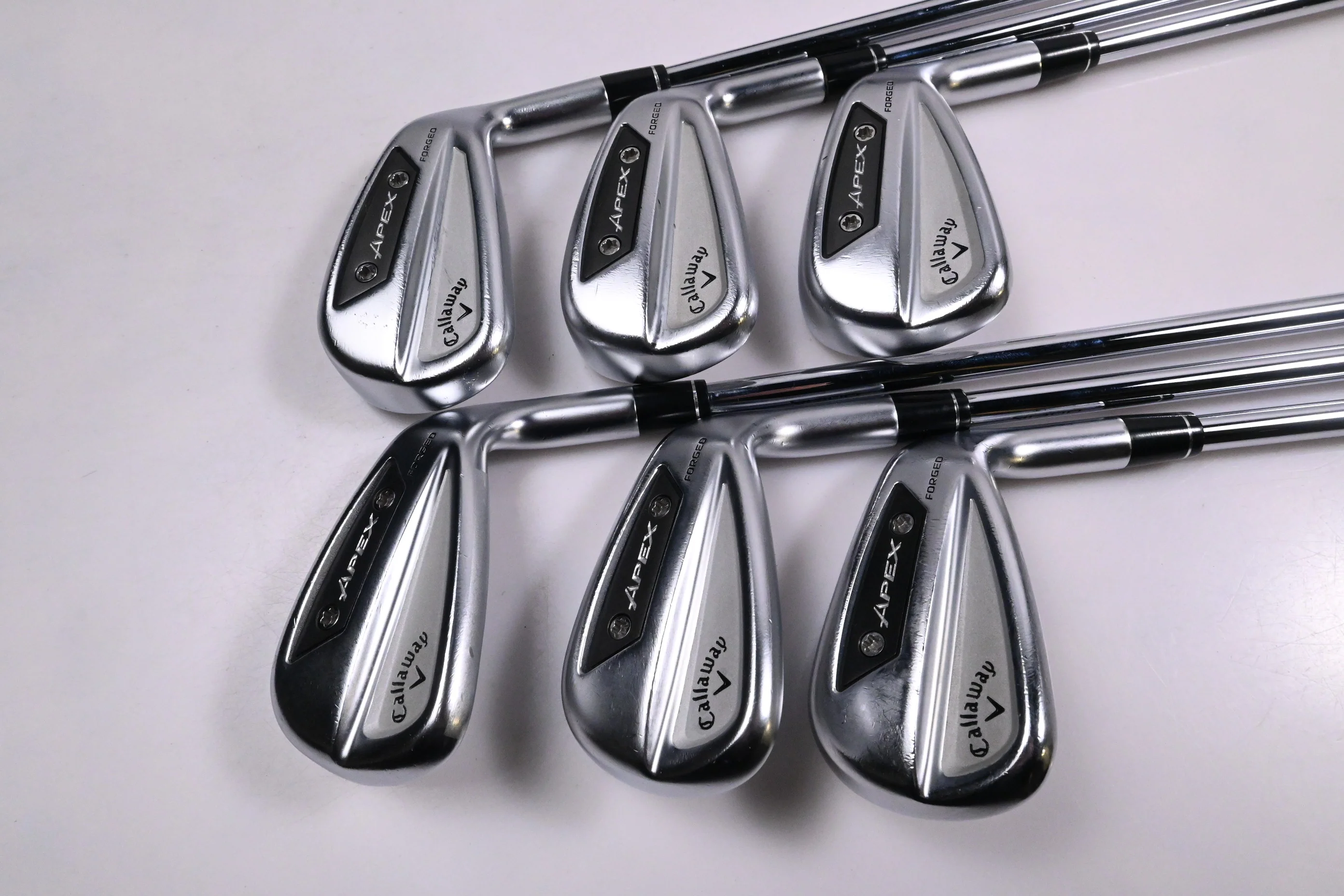Callaway Apex Ai300 Irons / 6-PW+GW / Regular Flex Elevate MPH 85 Shafts - Image 2