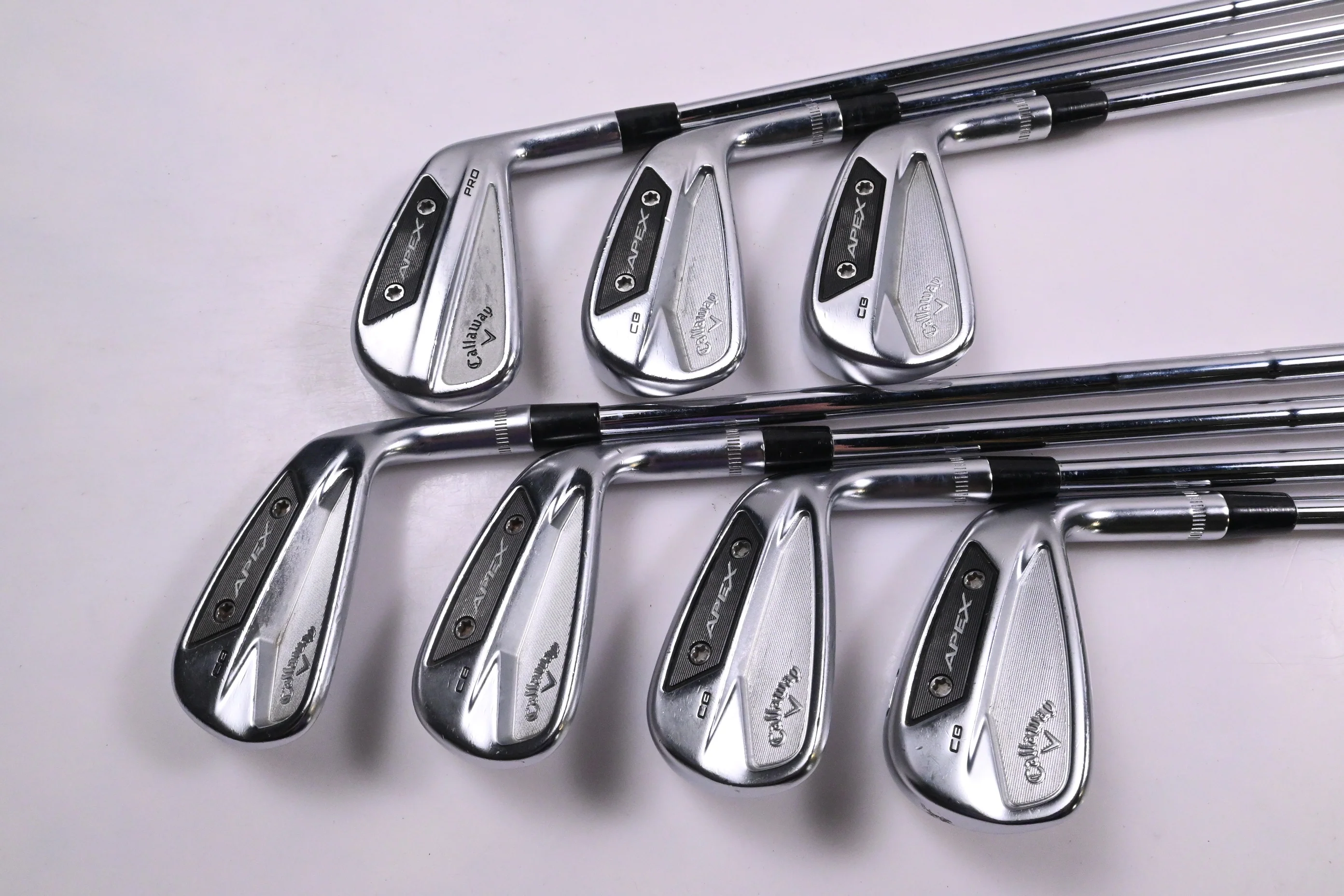 Callaway Apex Pro/CB 24 Irons / 4-PW / X-Flex AMT Tour White X100 Shafts - Image 2