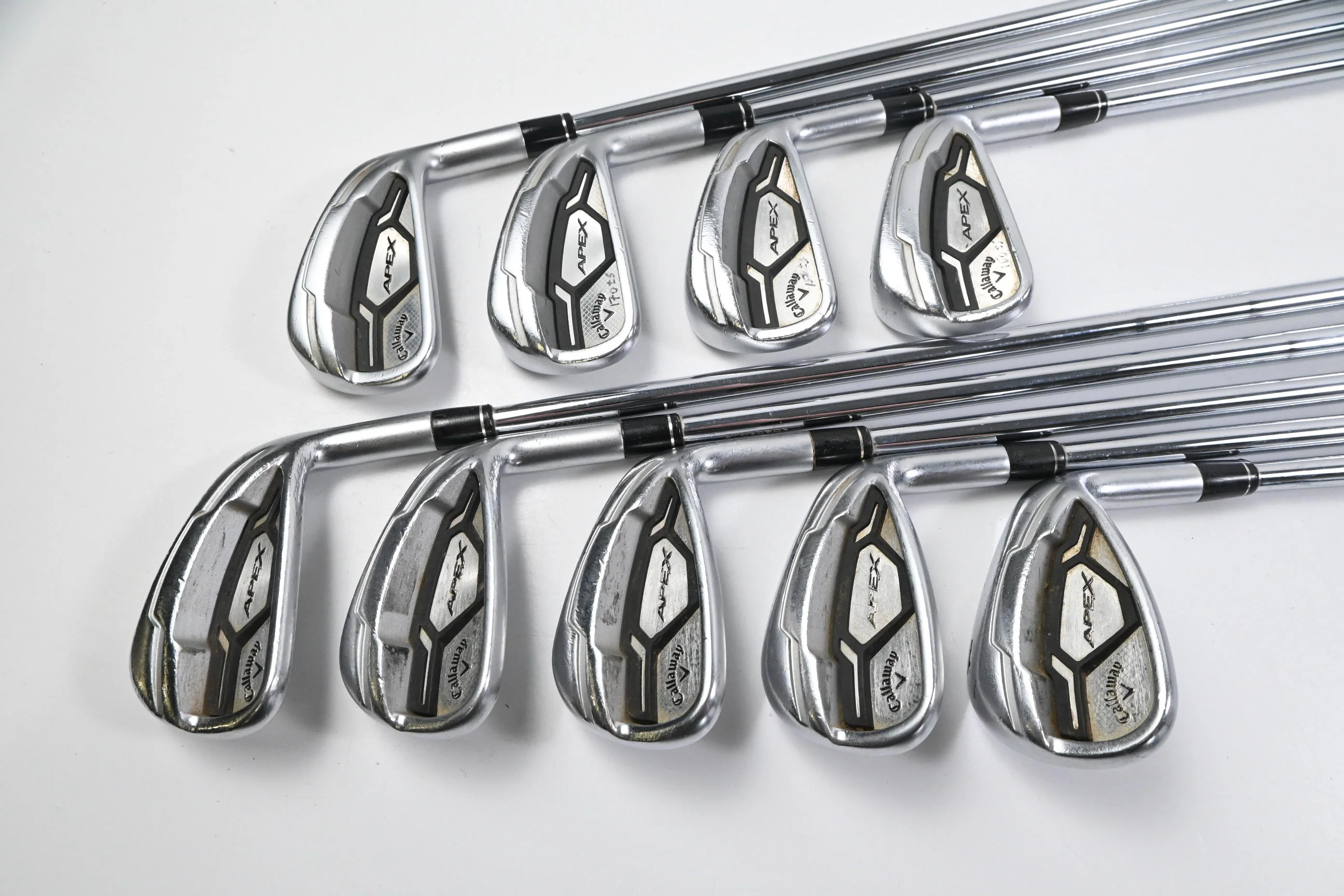 Callaway Apex CF16 Irons / 3-PW+GW / Stiff Flex Shimada Nine9 Shafts - Image 2