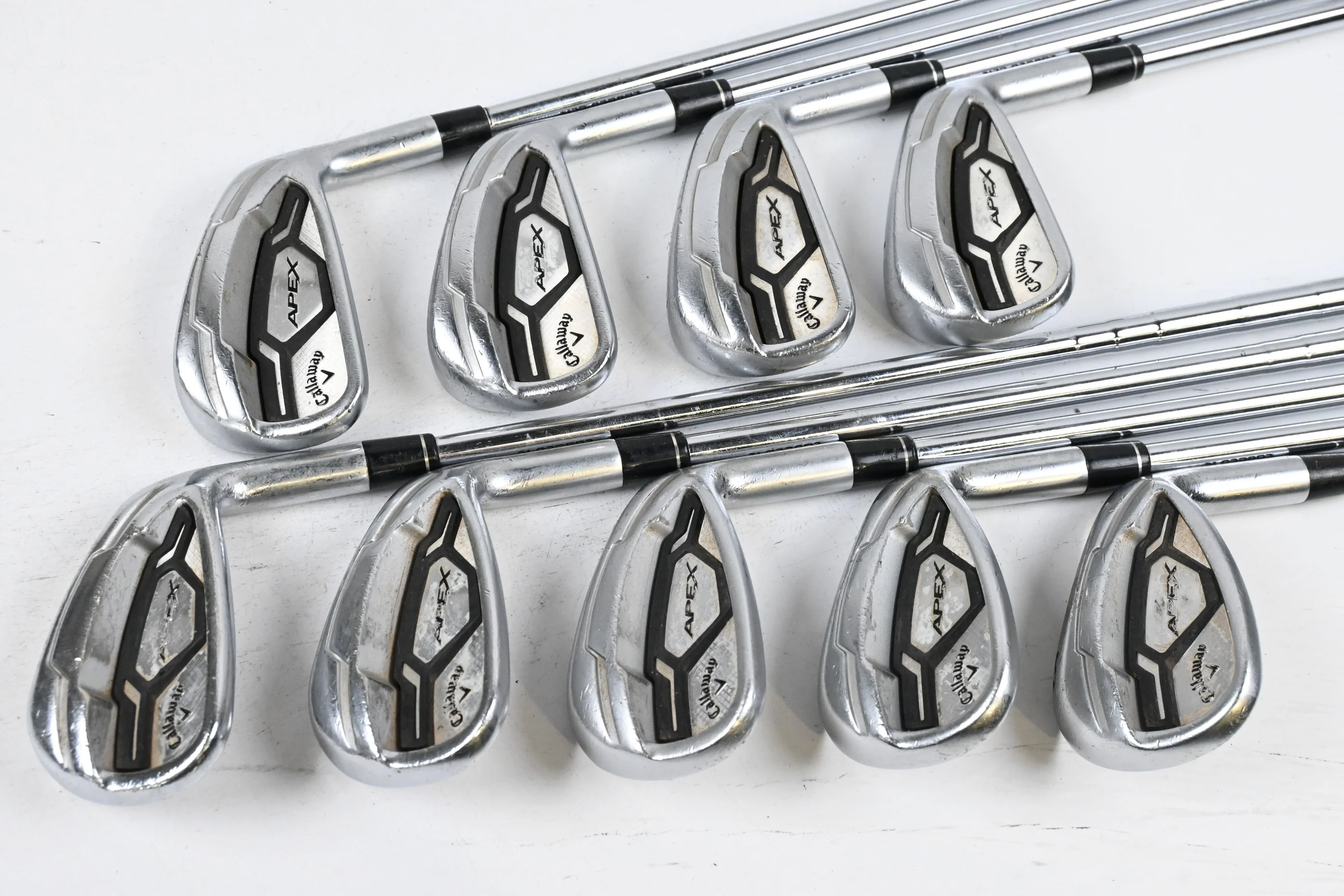 Callaway Apex CF16 Irons / 4-PW+GW+SW / Stiff Flex XP 95 R300 Shafts - Image 2