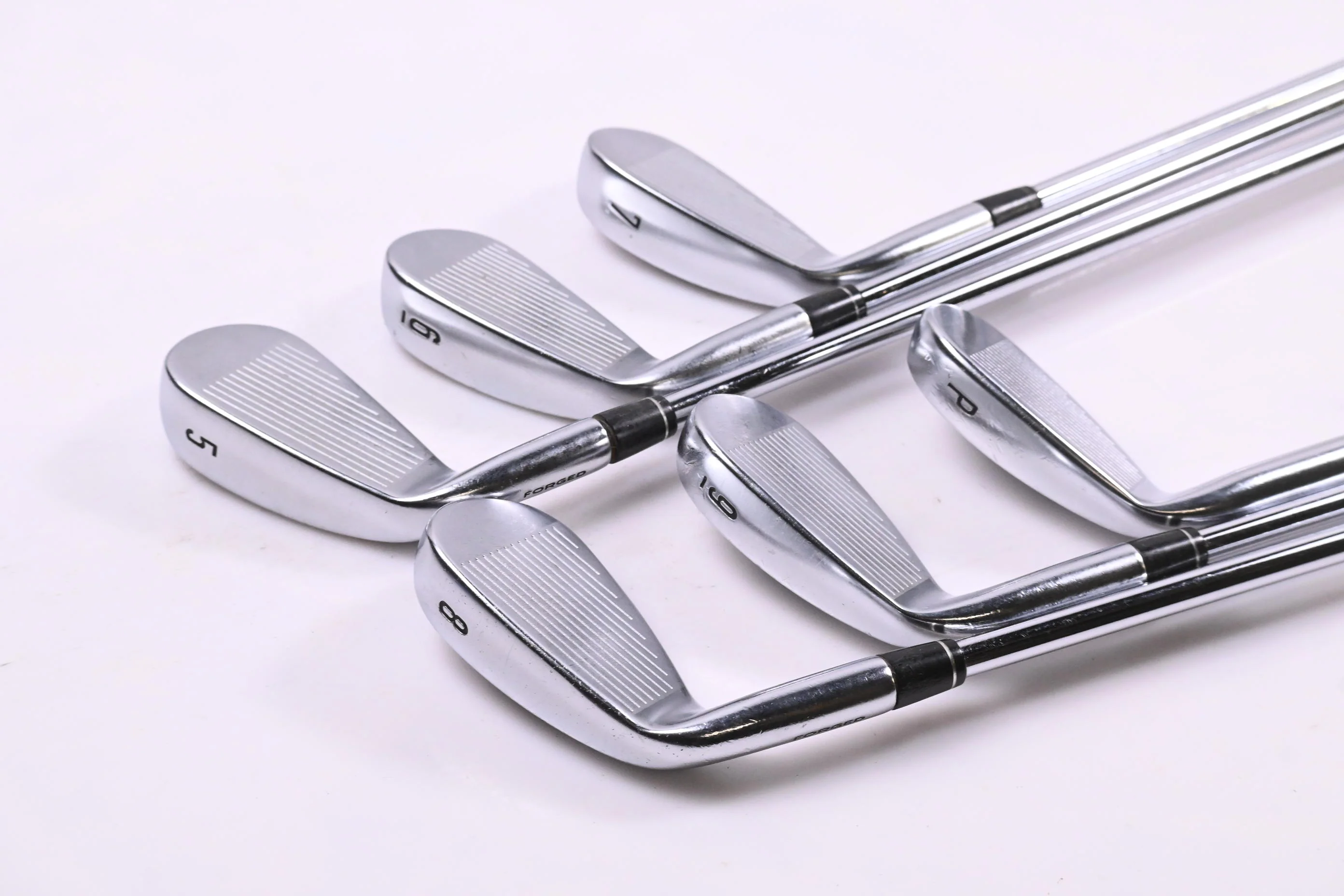 Callaway Apex DCB Irons / 5-PW / Stiff Flex Rifle Tour Flighted 105 Shafts - Image 4