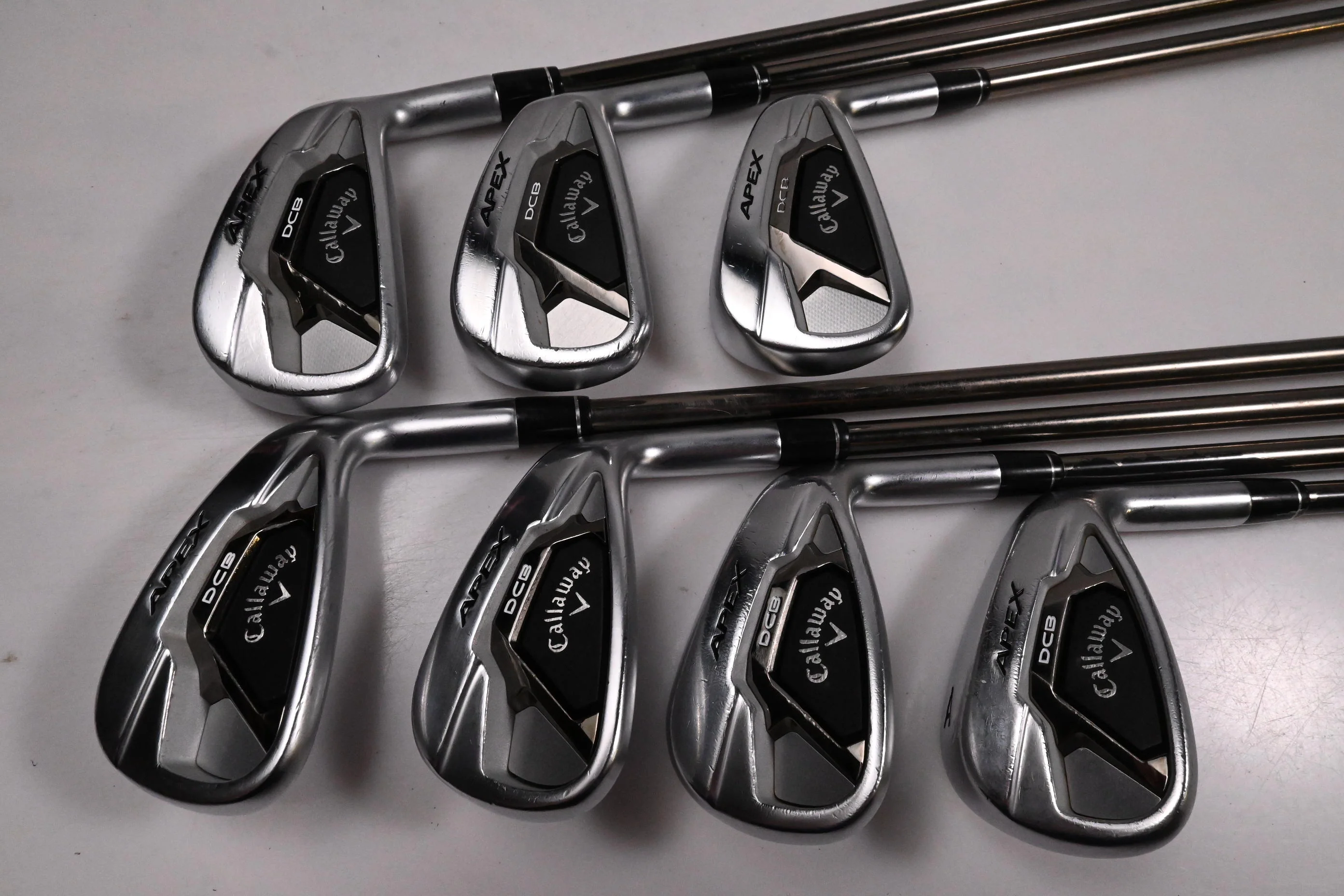 Callaway Apex DCB Irons / 5-PW+GW / Regular Flex UST Recoil ESX460 Shafts - Image 2