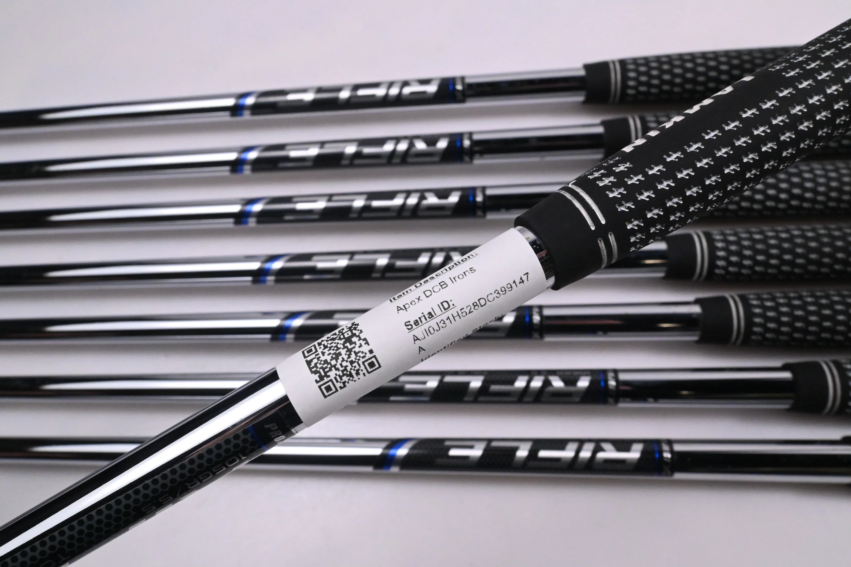 Callaway Apex DCB Irons / 4-PW+GW / Regular Flex Rifle Tour Flighted 105 Shafts - Image 6