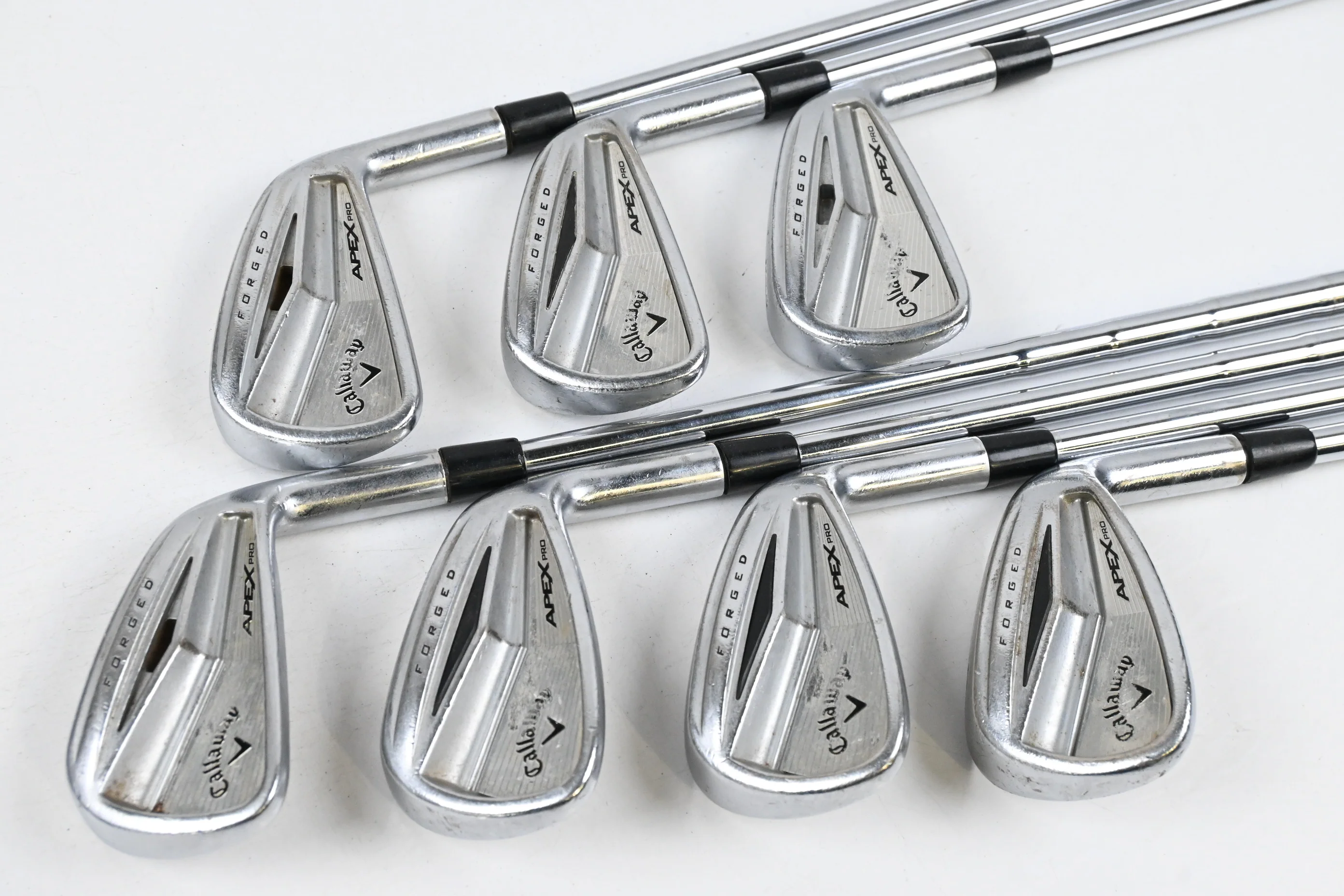 Callaway Apex Pro Forged Irons / 4-PW / Stiff Flex KBS Tour-V 110 Steel Shafts - Image 2