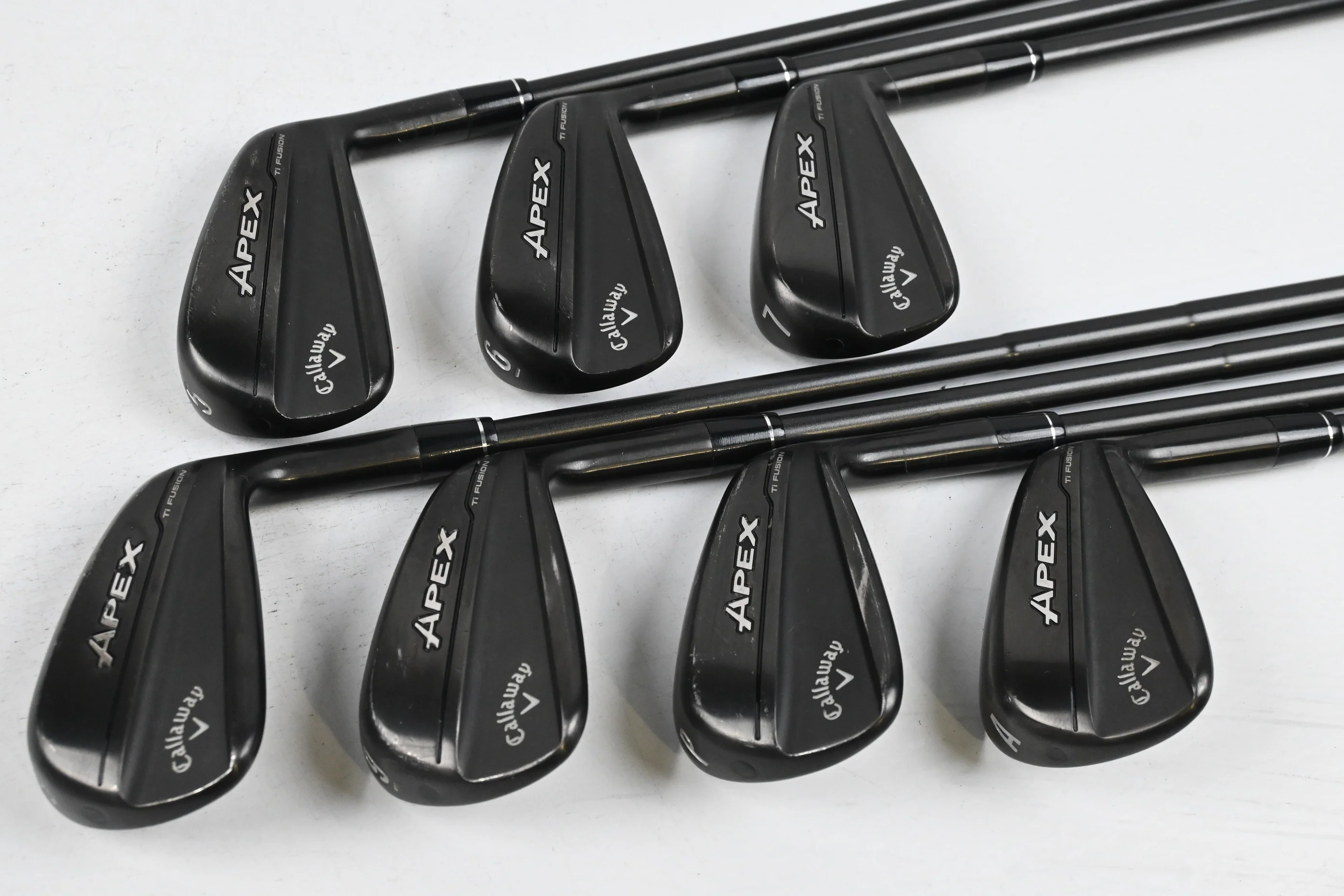 Callaway Apex Ti Fusion Irons / 5-PW+GW / Stiff Flex Dynamic Gold MID S400 - Image 2