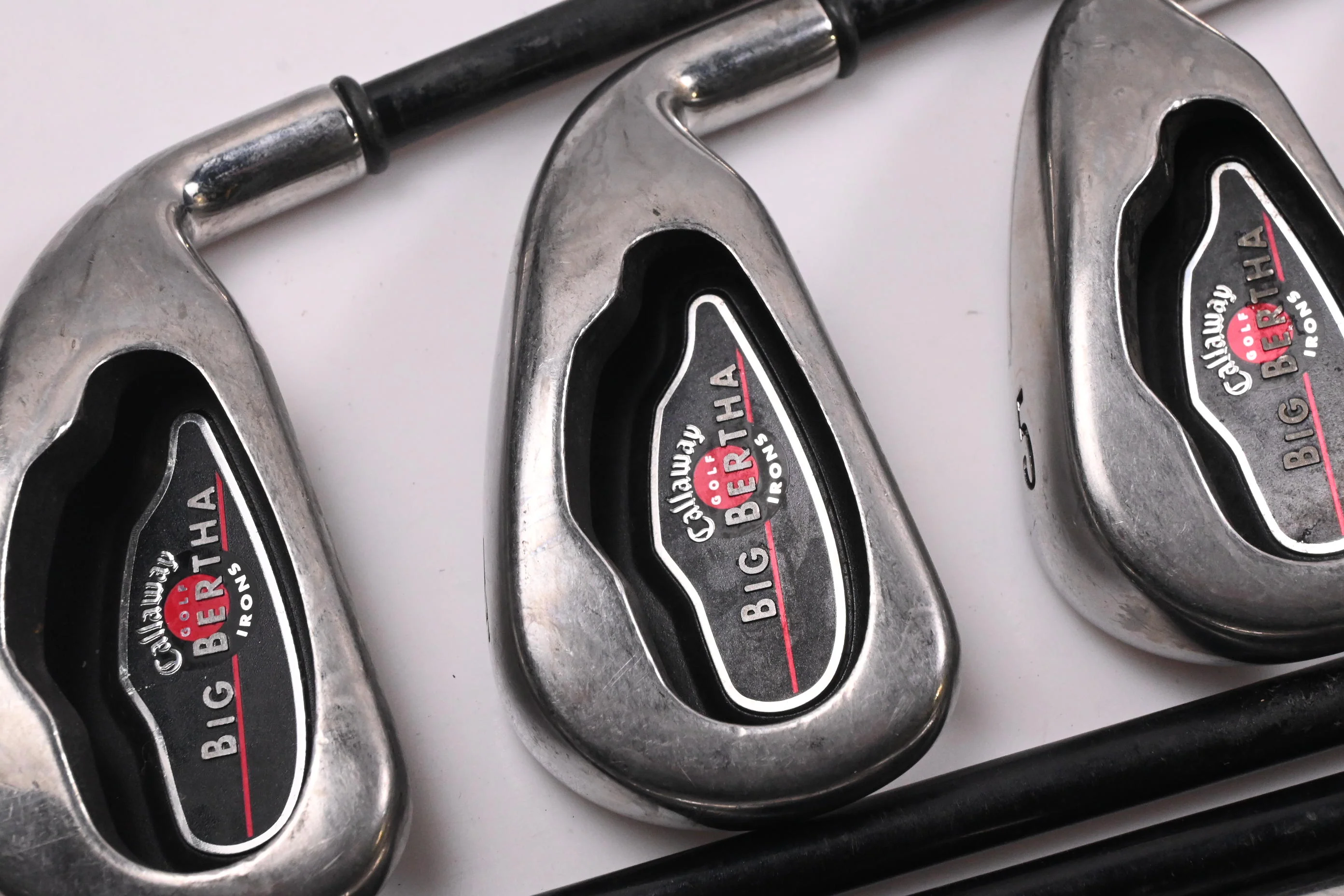 Callaway Big Bertha 2004 Irons / 3-PW+GW / Firm Flex Callaway RCH 75 Shafts