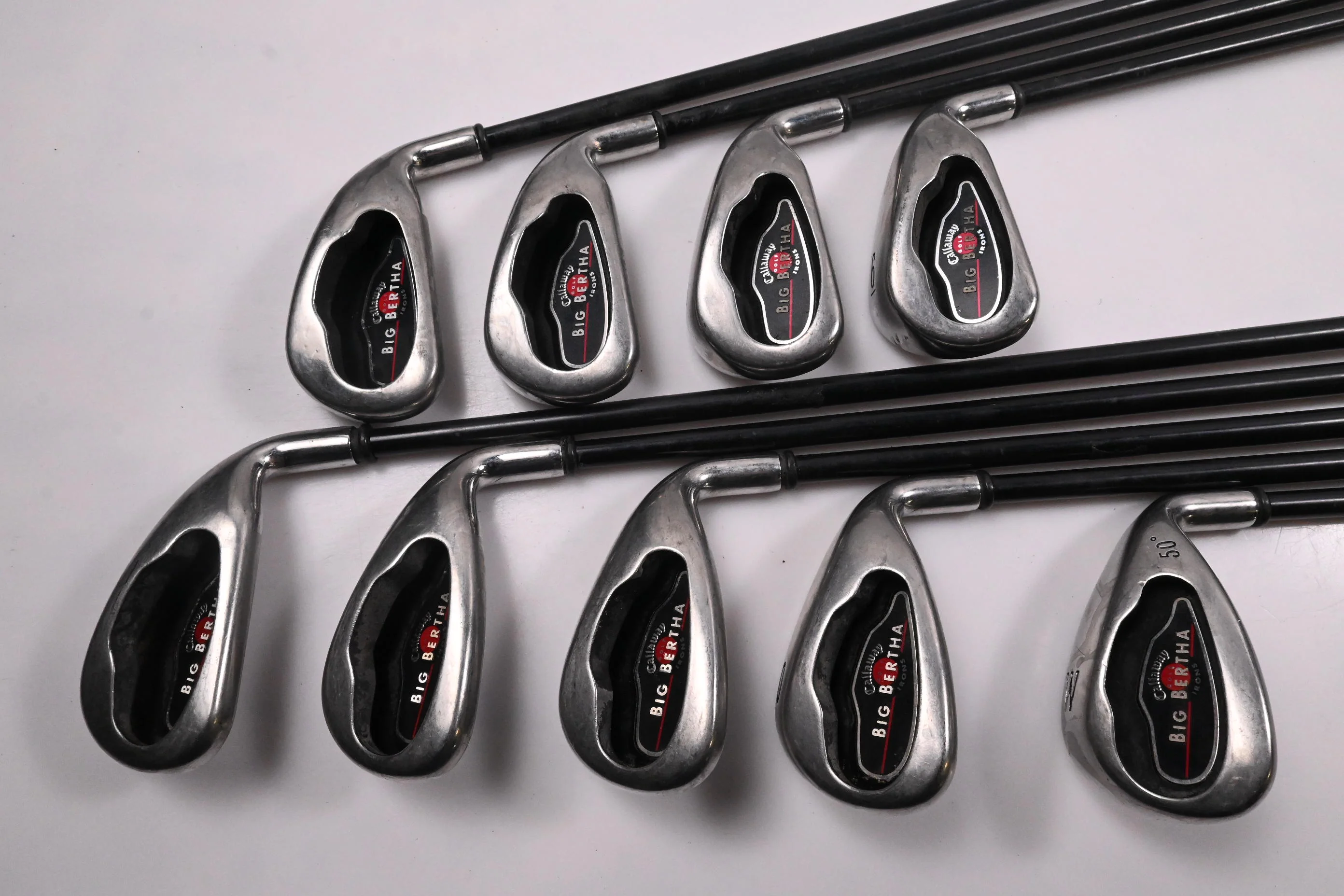 Callaway Big Bertha 2004 Irons / 3-PW+GW / Firm Flex Callaway RCH 75 Shafts - Image 2