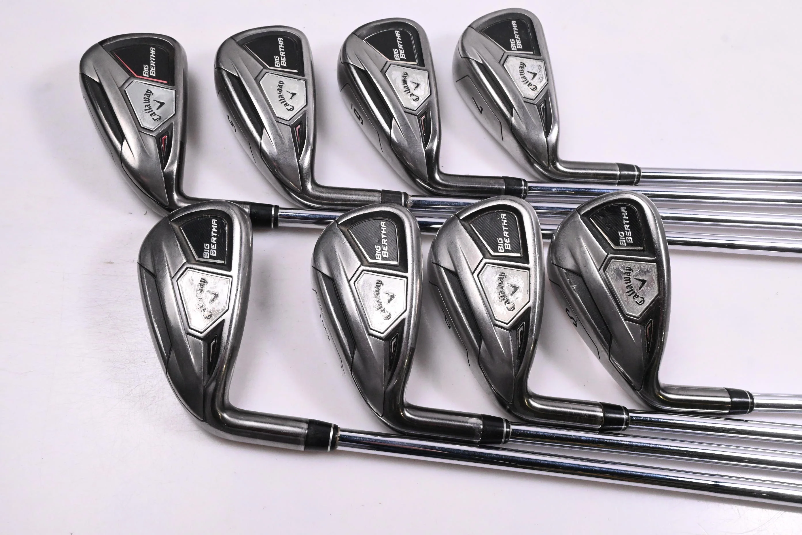 Left Hand Callaway Big Bertha 2015 Irons / 4-PW+SW / Regular Flex SpeedStep 80 - Image 2