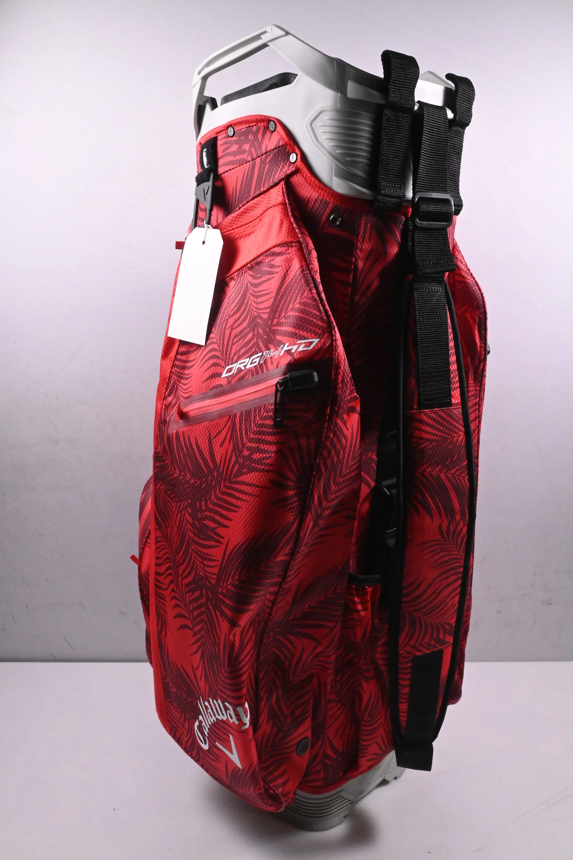 Callaway ORG 14 HD Cart Bag / 14-Way Divider / Red, White - Image 2