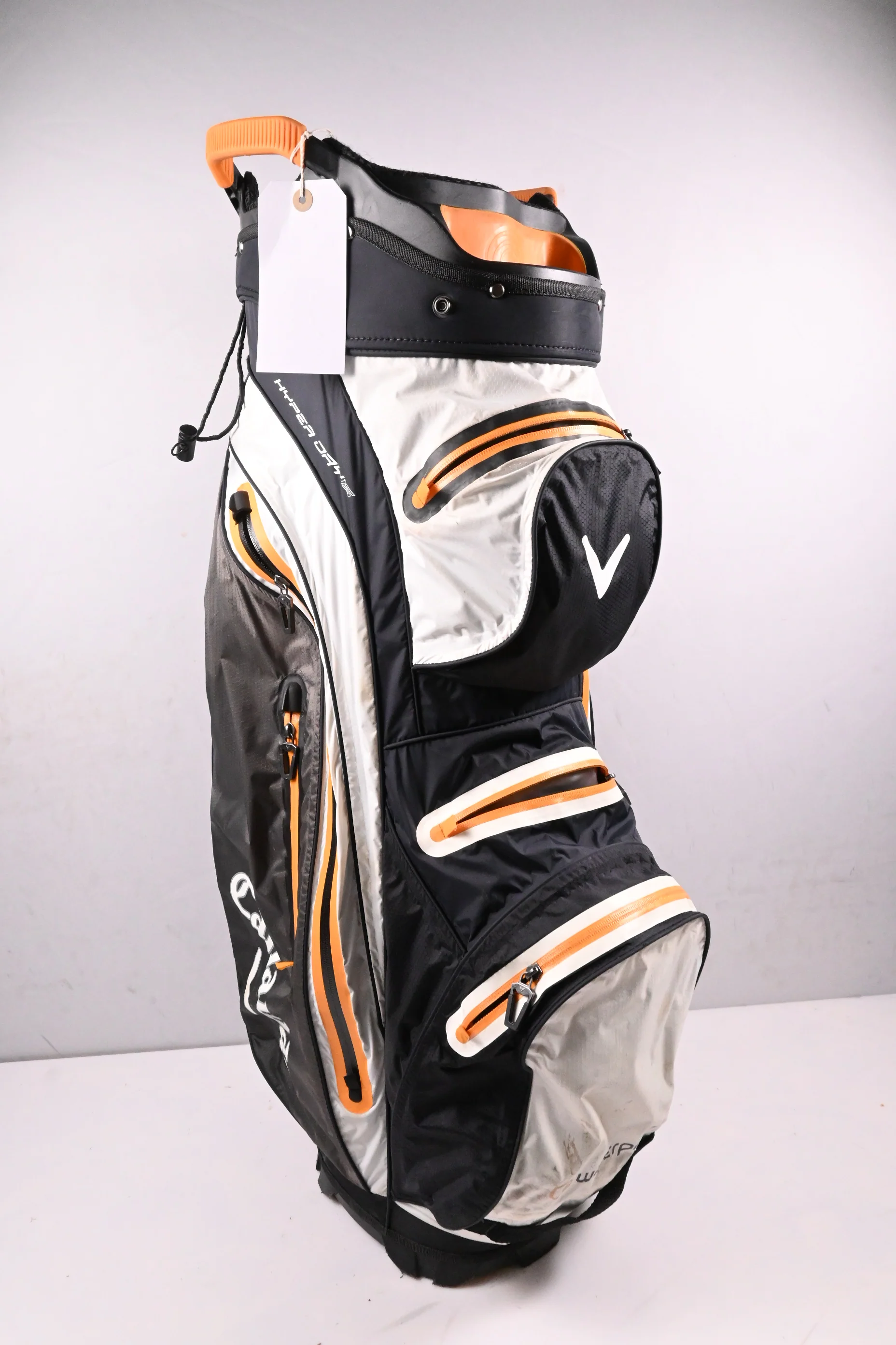 Callaway Hyper Dry 15 Cart Bag / 15-Way Divider / Black, White - Image 3