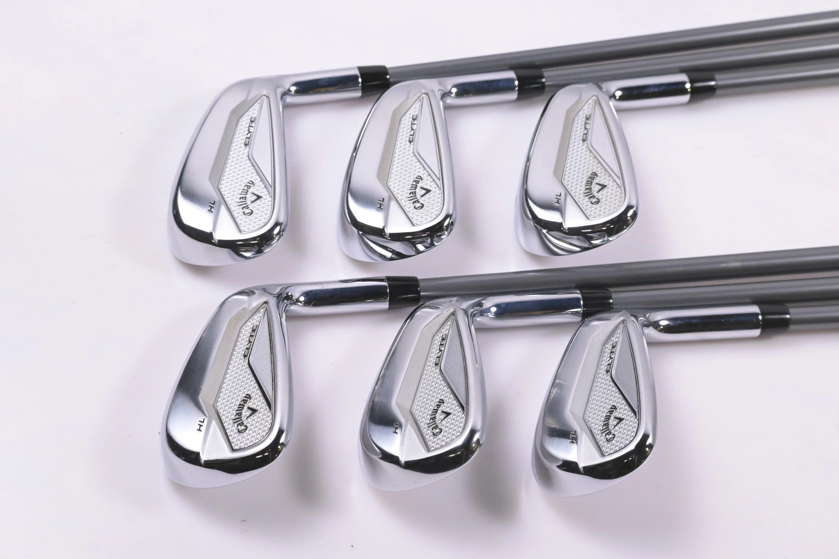 Callaway Elyte HL Irons / 6-PW+GW / Regular Flex Denali Charcoal 65 Shafts - Image 2