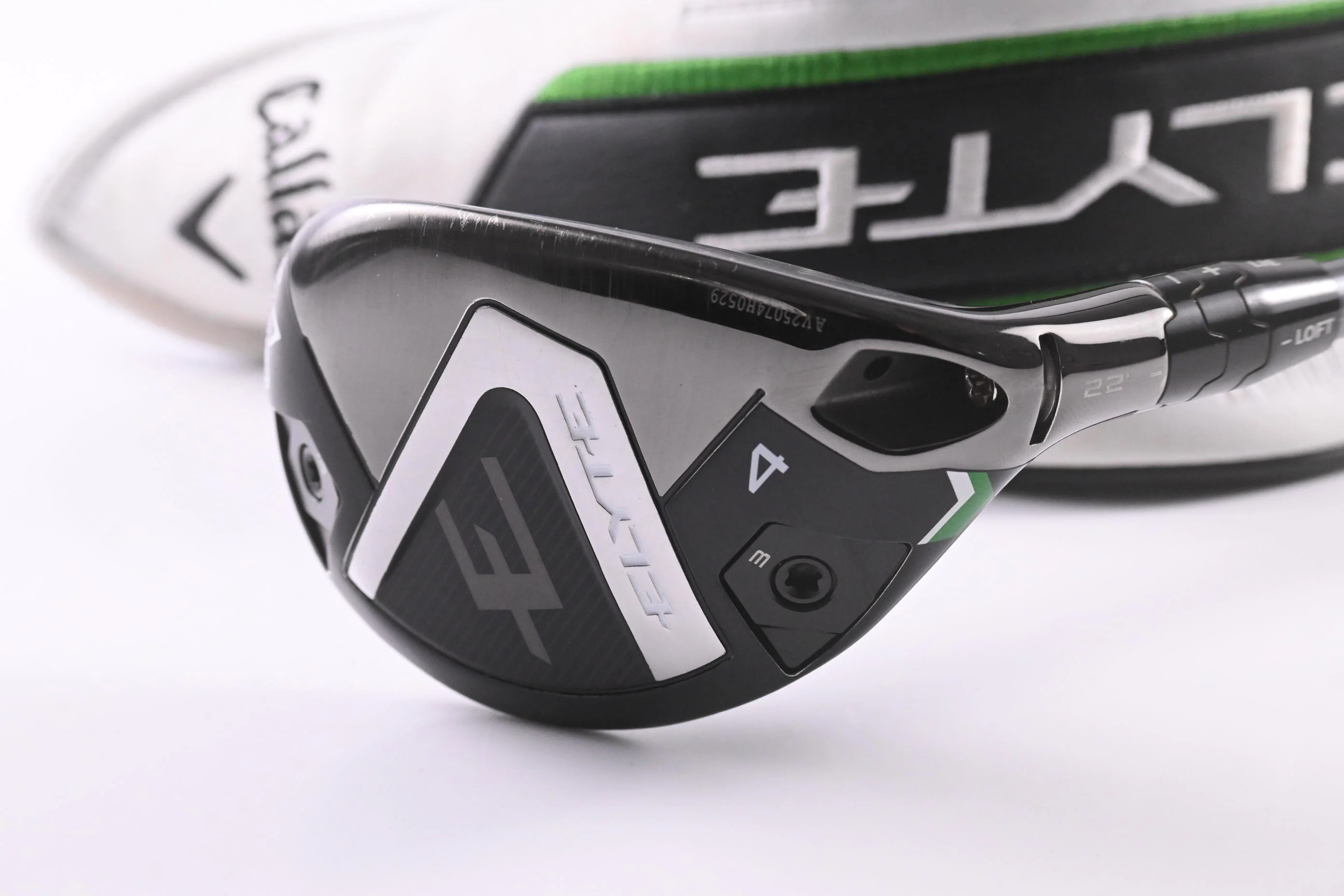 Callaway Elyte #4 Hybrid / 22 Degree / Stiff Flex Denali Charcoal 70 Shaft - Image 2