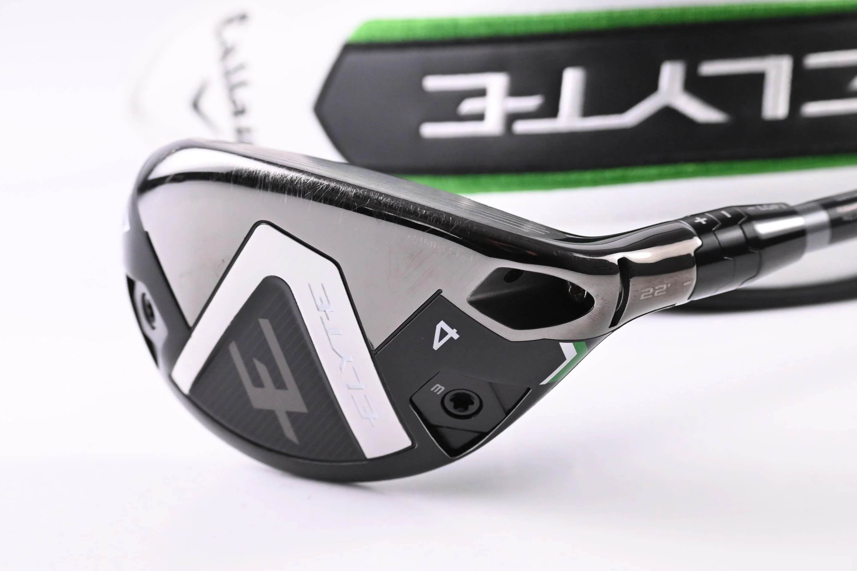 Callaway Elyte #4 Hybrid / 22 Degree / Stiff Flex Denali Charcoal 70 Shaft - Image 2