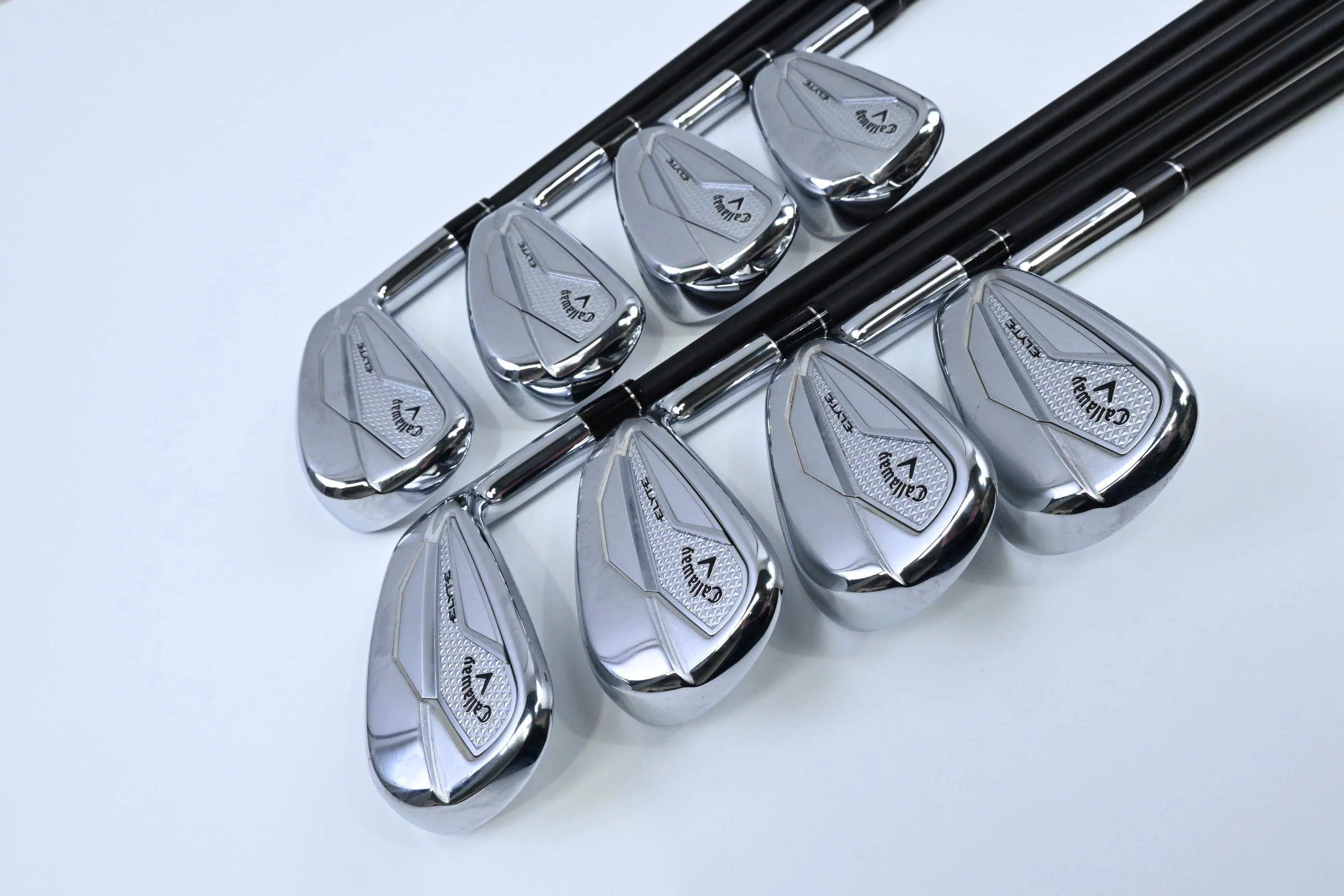 Callaway Elyte Irons / 4-PW+AW / Regular Flex Aldila NV 65 Shafts - Image 2