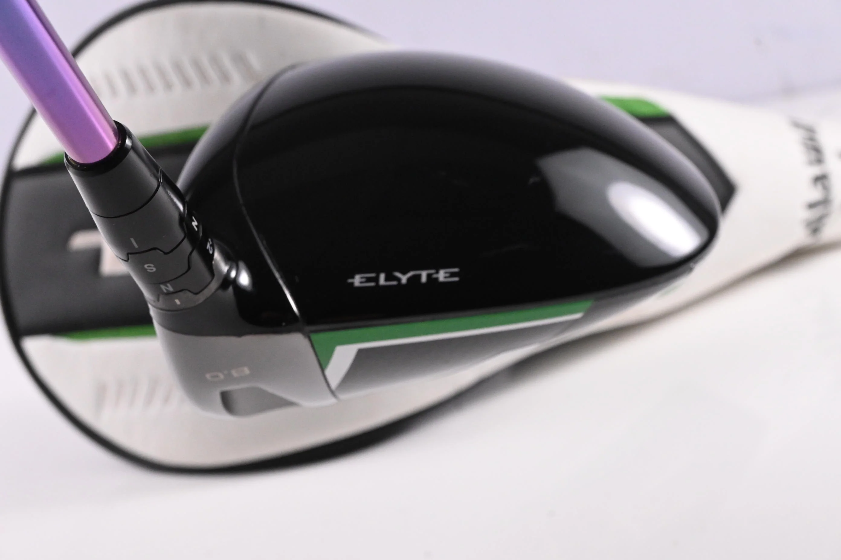 Callaway Elyte Triple Diamond Driver / 8 Degree / Stiff Flex HZRDUS Smoke Green - Image 5