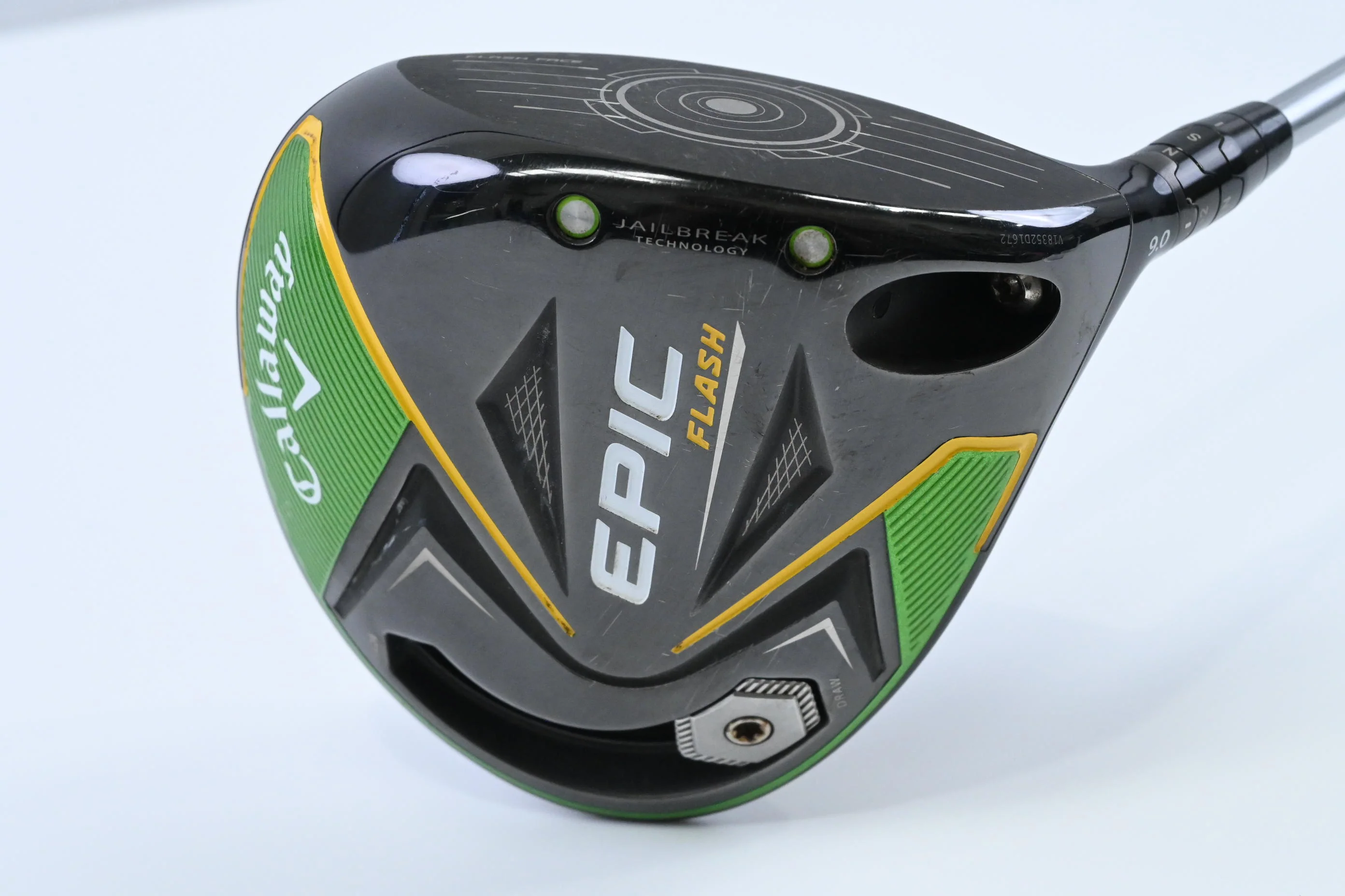 Callaway Epic Flash Driver / 9 Degree / Stiff Flex Project X Evenflow Green 55 - Image 2