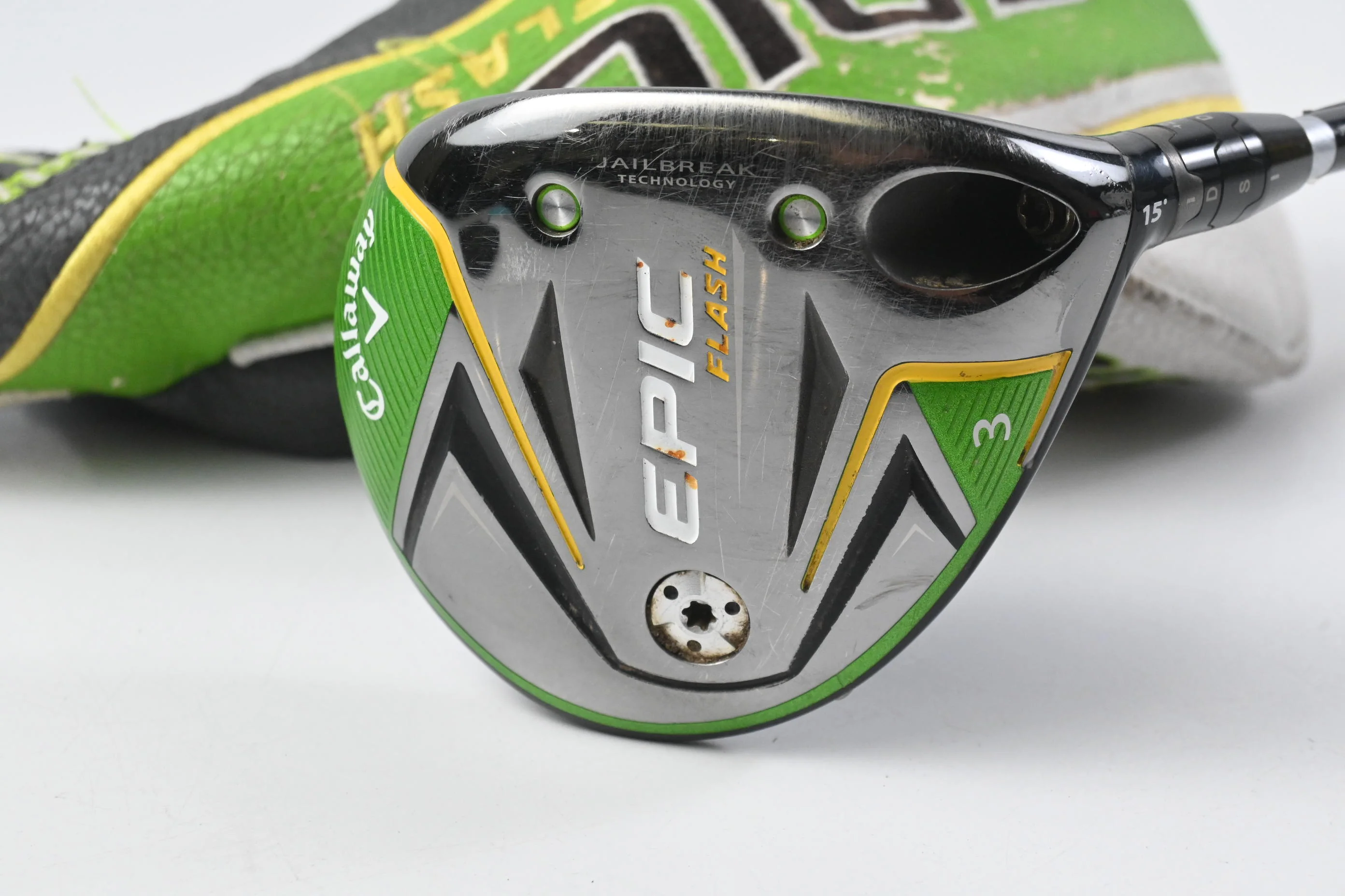 Callaway Epic Flash #3 Wood / 15 Degree / Stiff Flex Evenflow 65 Shaft - Image 2