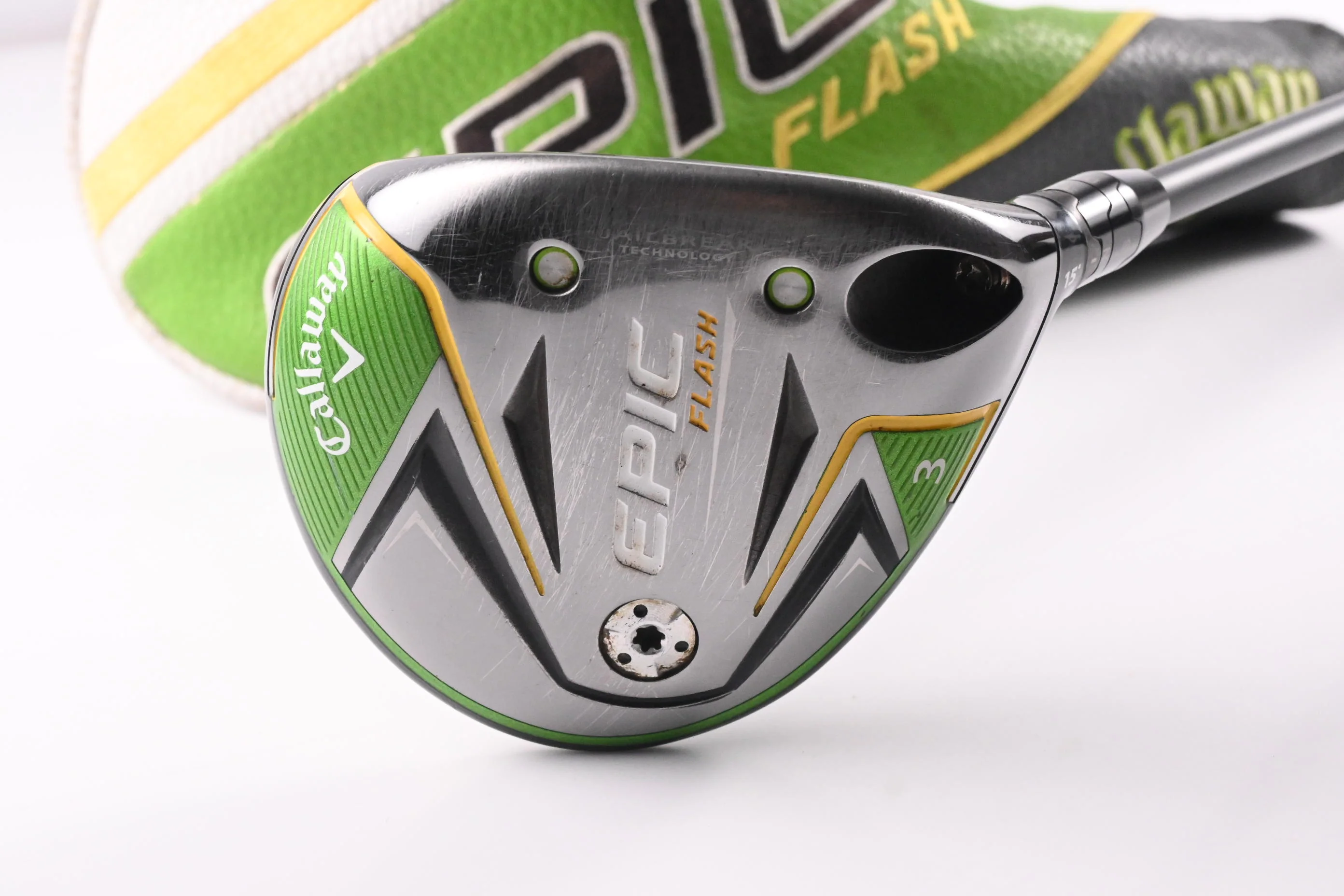 Callaway Epic Flash #3 Wood / 15 Degree / Stiff Flex HZRDUS Smoke Black 70 Shaft - Image 2