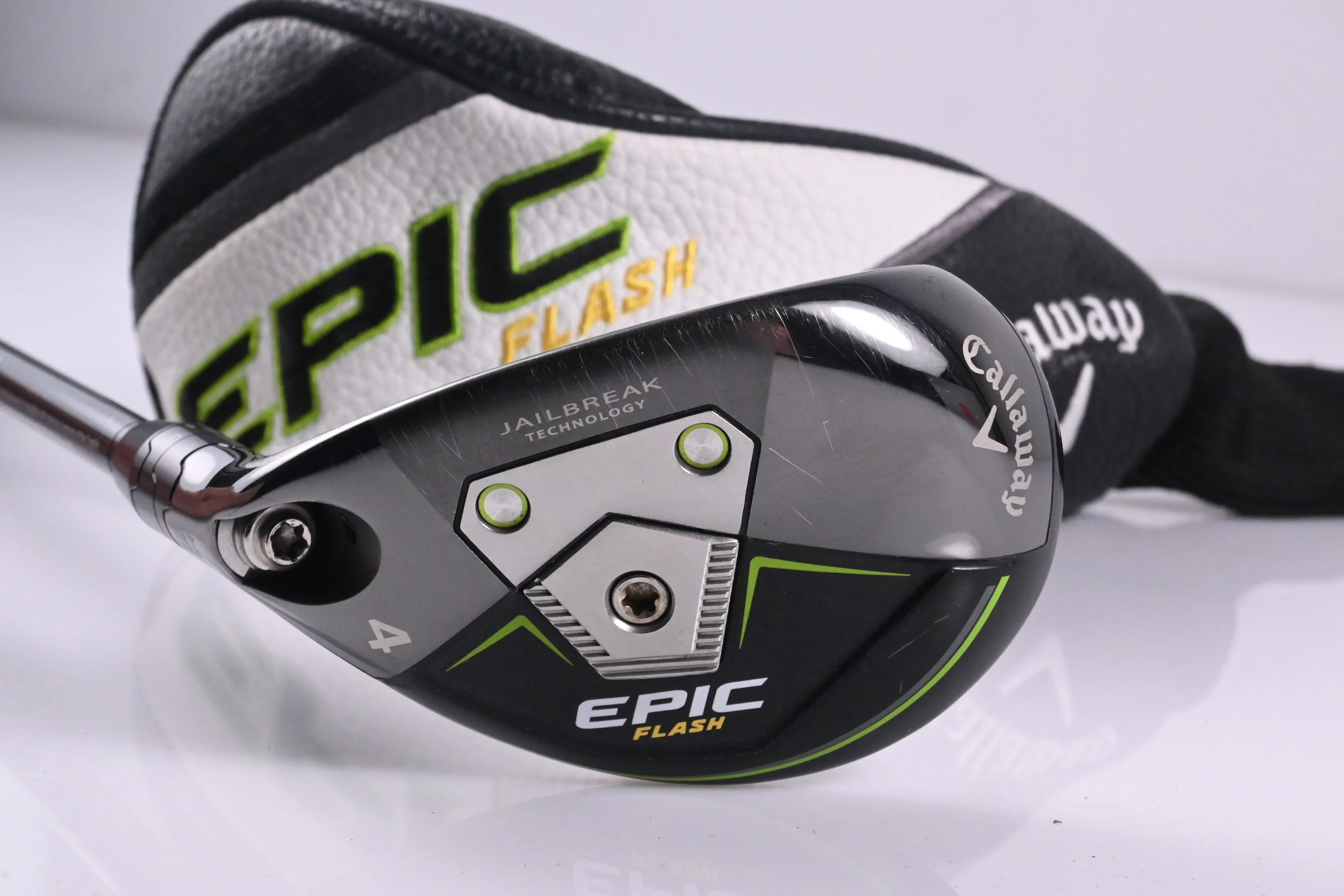Left Hand Callaway Epic Flash #4 Hybrid / 21 Degree / Regular Flex Tensei White - Image 2
