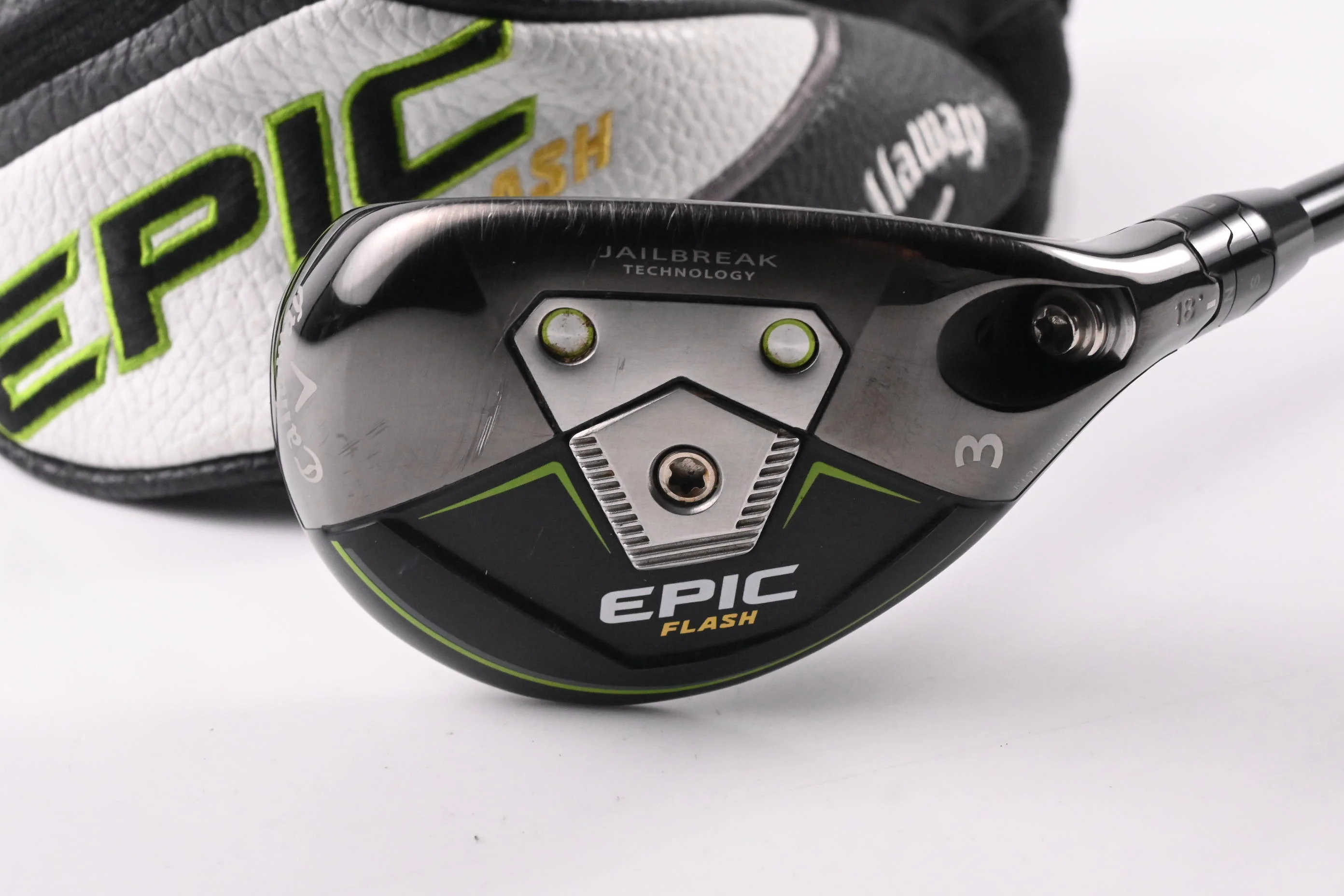 Callaway Epic Flash #3 Hybrid / 18 Degree / Stiff Flex Tensei AV White 70 Shaft - Image 2