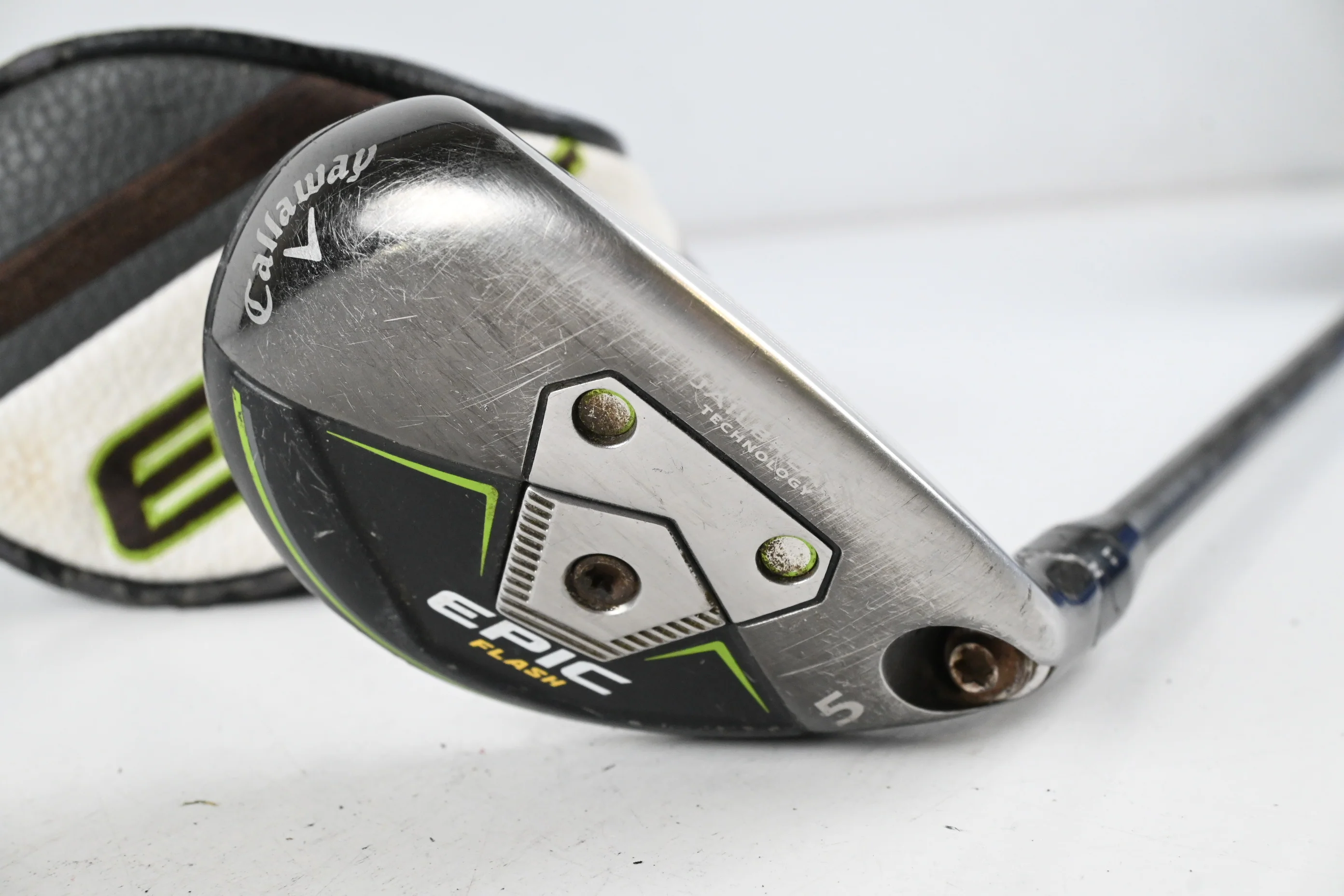 Callaway Epic Flash #5 Hybrid / 24 Degree / Stiff Flex Aldila RIP 85 Shaft