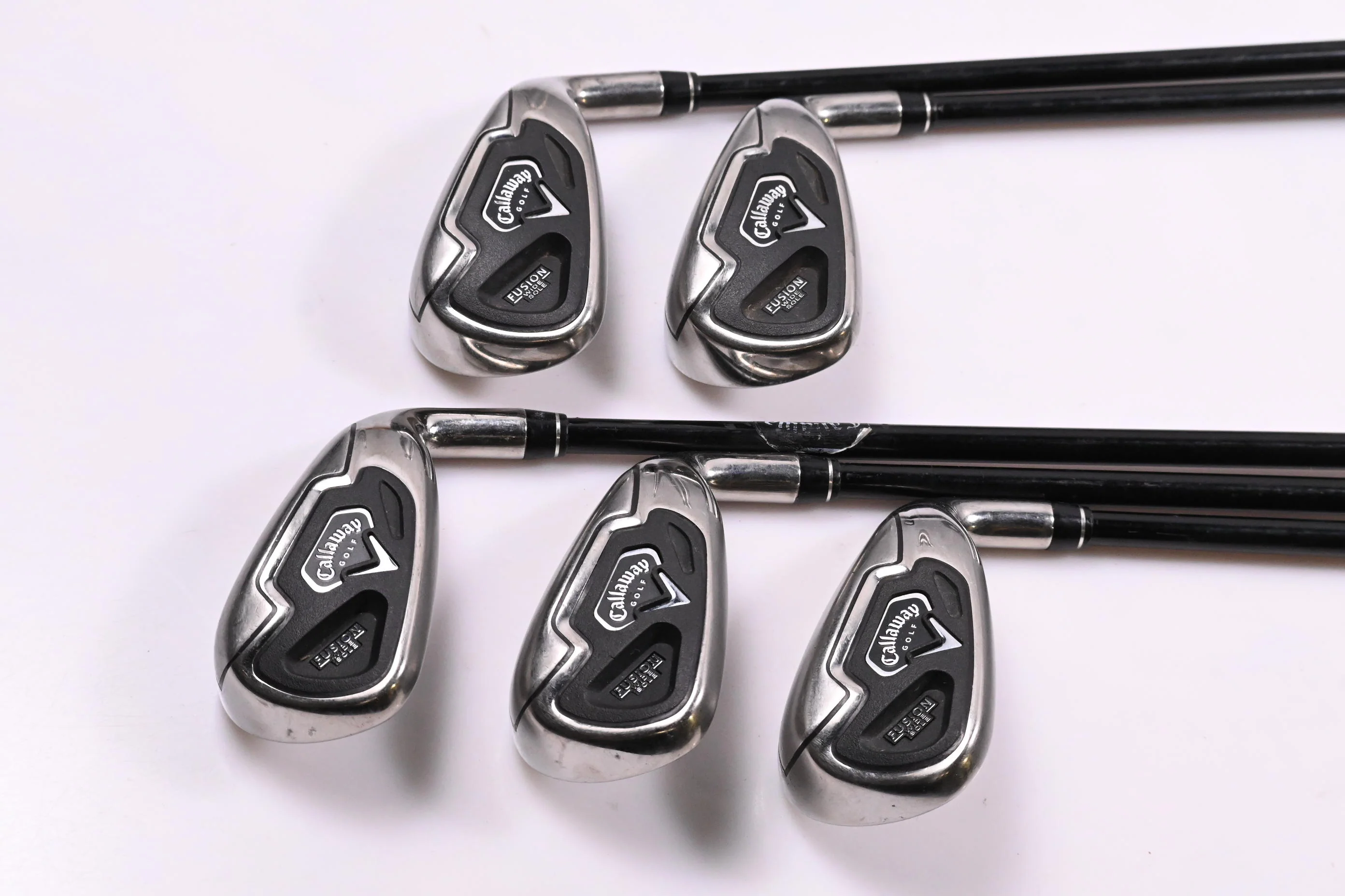 Ladies Callaway Fusion Wide Sole Irons / 6-PW / Ladies Flex Callaway 45 Shafts - Image 2