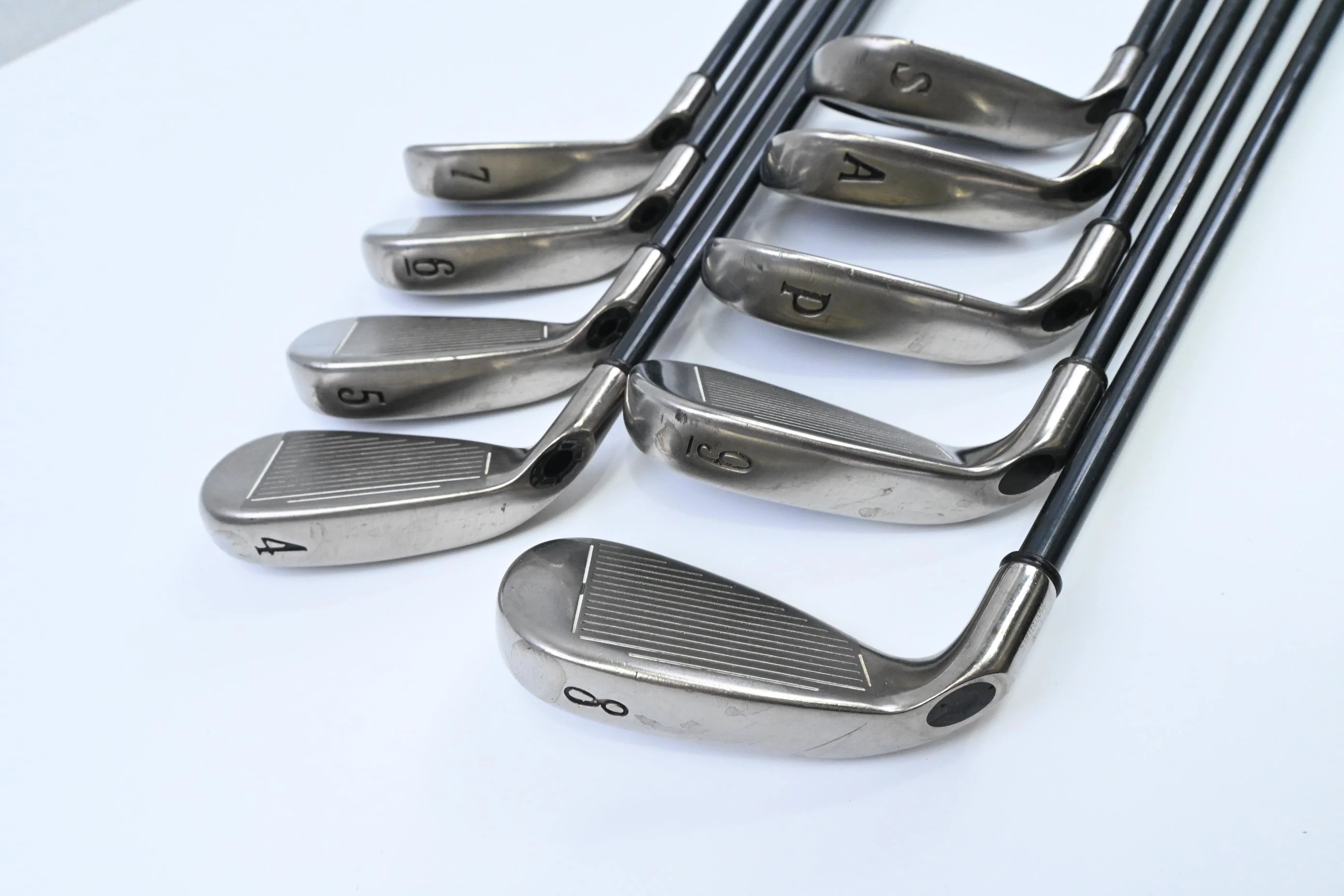 Callaway Hawk Eye VFT Irons / 4-PW+AW+SW / Regular Flex System 75 Shafts - Image 4