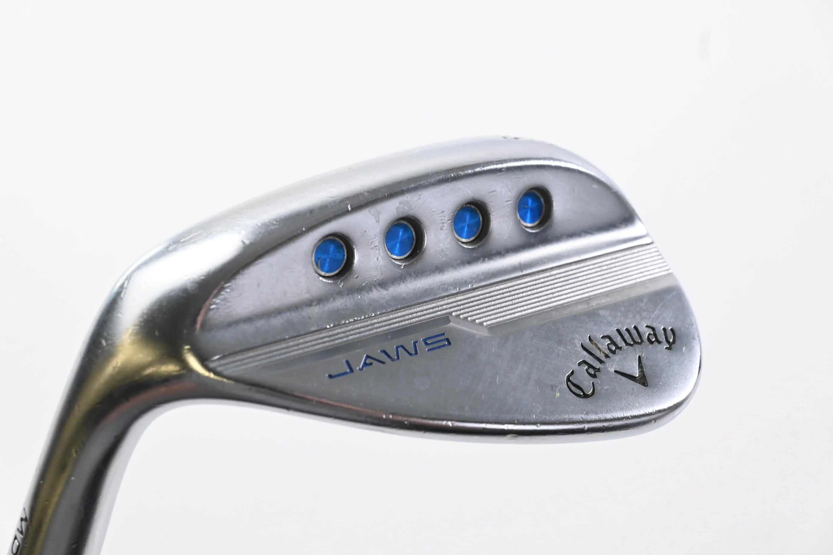 Left Hand Callaway Jaws MD5 Sand Wedge / 56 Degree / Stiff Flex Dynamic Gold