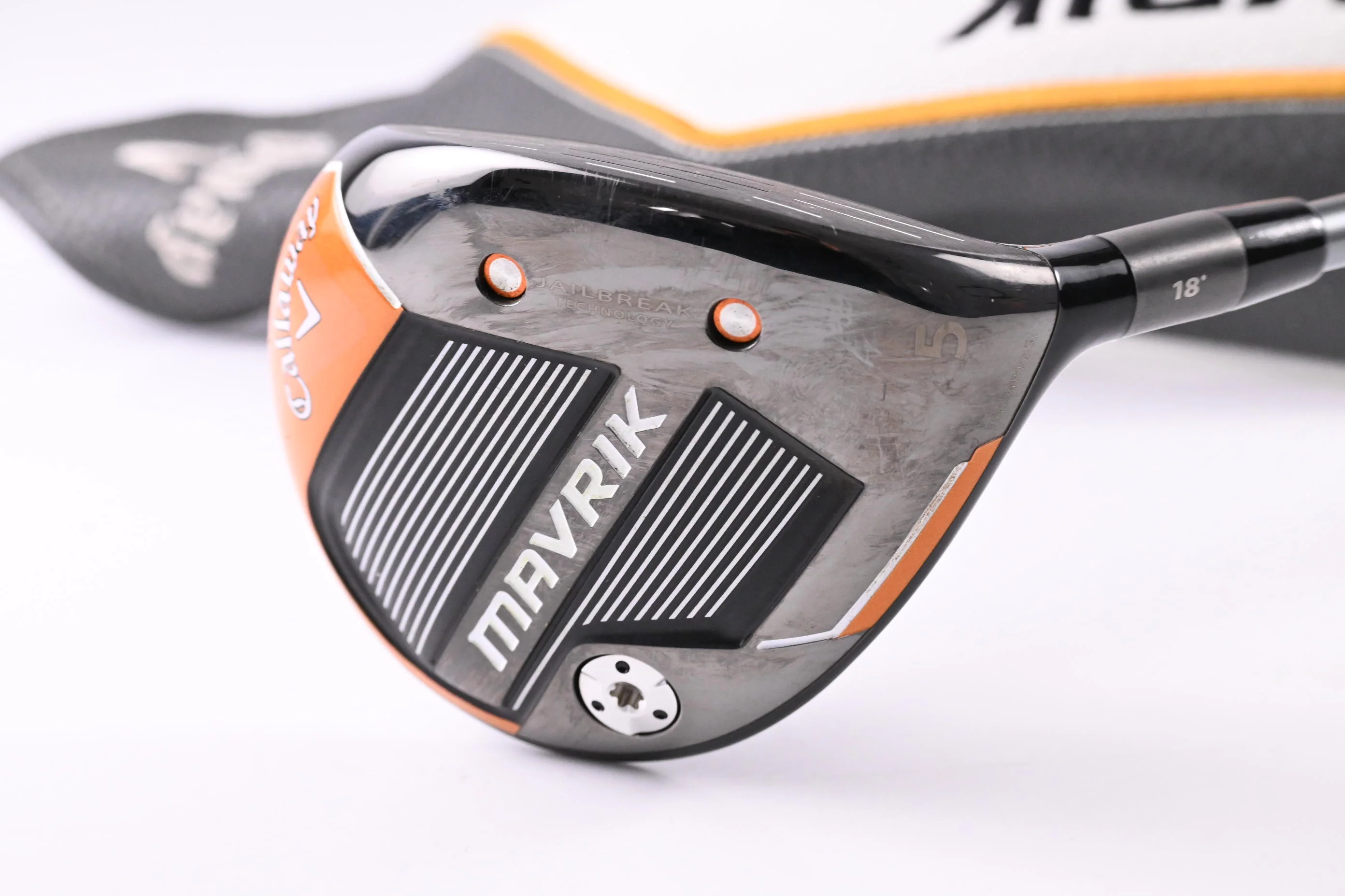 Callaway Mavrik #5 Wood / 18 Degree  Ladies Flex HZRDUS T800 Orange 45 Shaft - Image 2