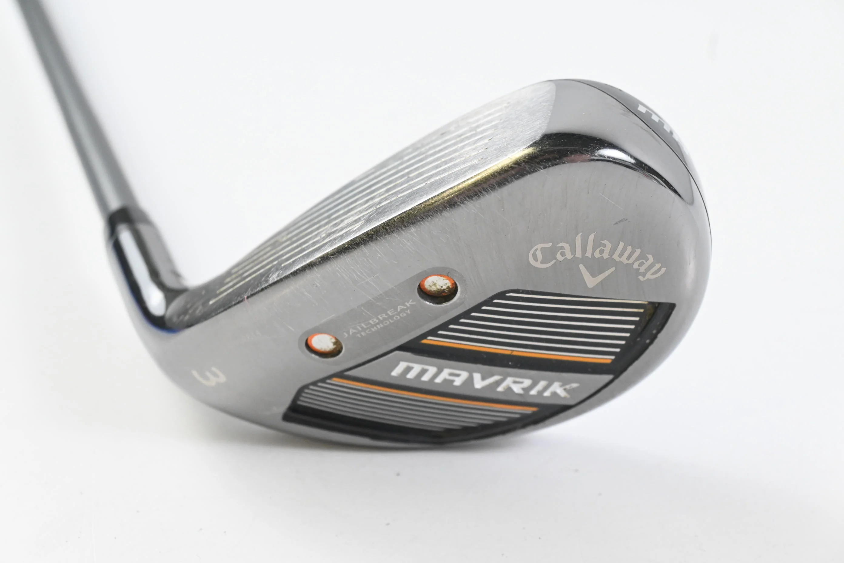 Left Hand Callaway Mavrik #3 Hybrid / 18 Degree / Regular Flex Catalyst 65 Shaft
