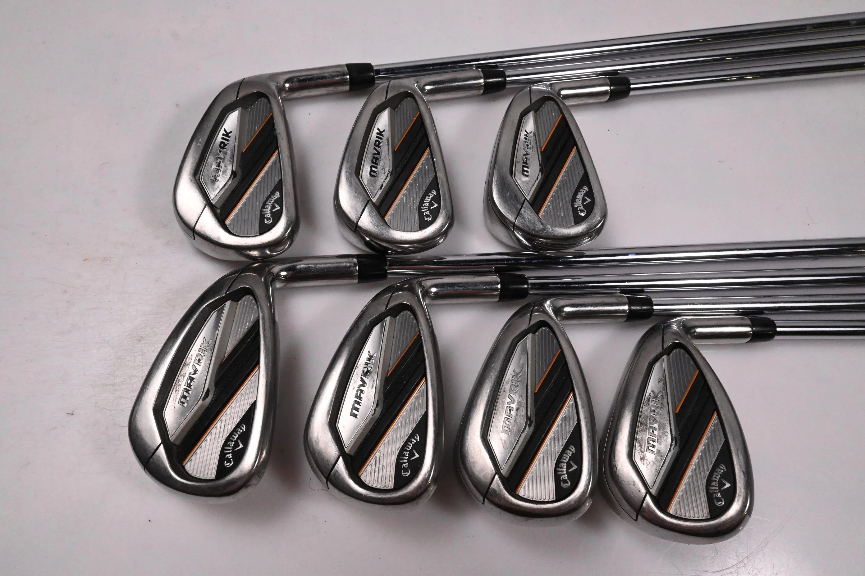 Callaway Mavrik Irons / 5-PW+GW / Stiff Flex Project X Shafts - Image 2