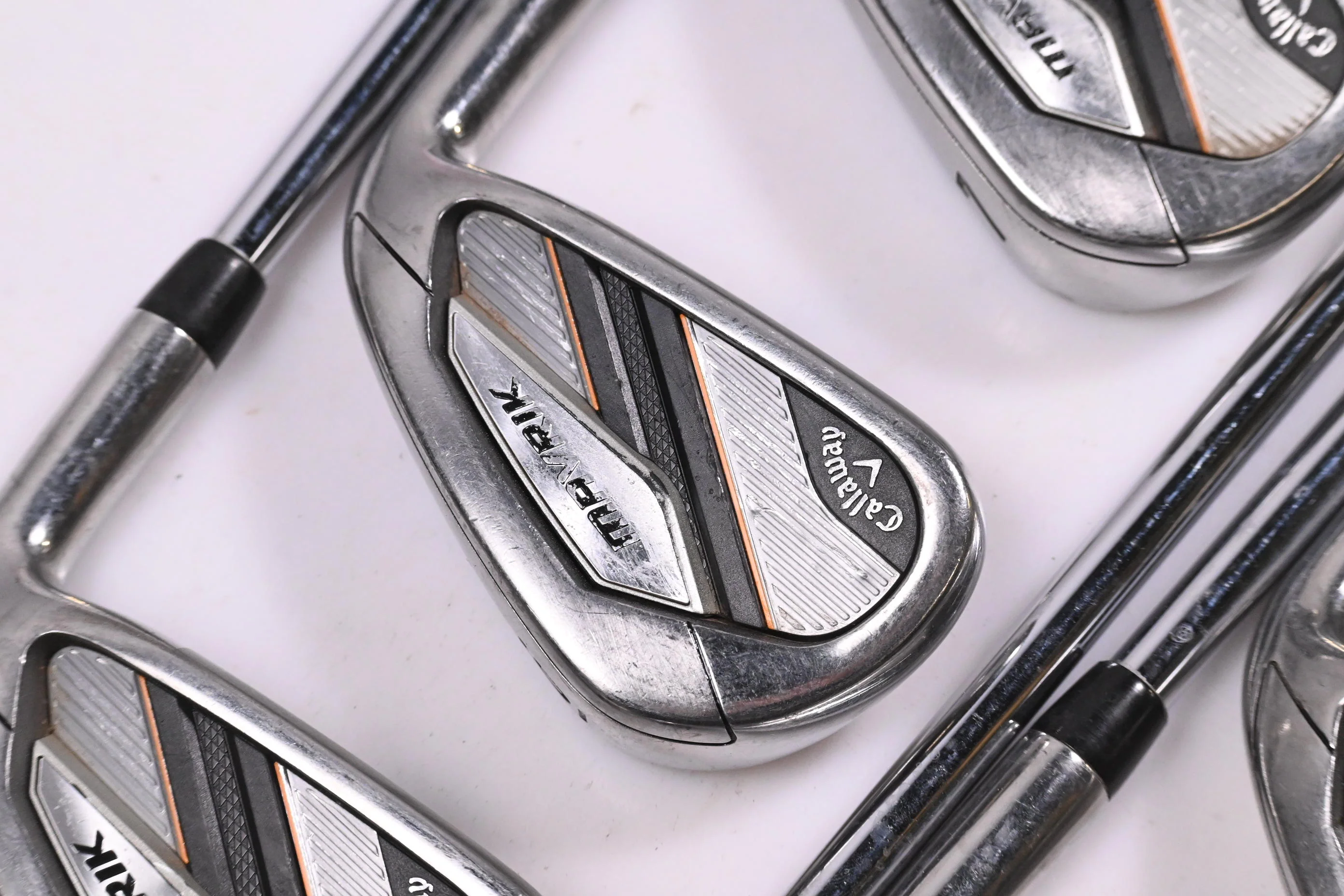 Callaway Mavrik Irons / 5-PW+GW / Stiff Flex Elevate ETS 95 Shafts